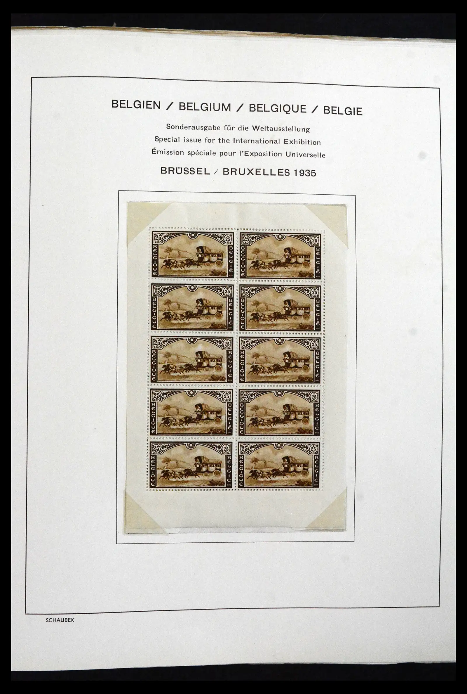 41840 0008 - Stamp collection 41840 World blocs 1925-1961.