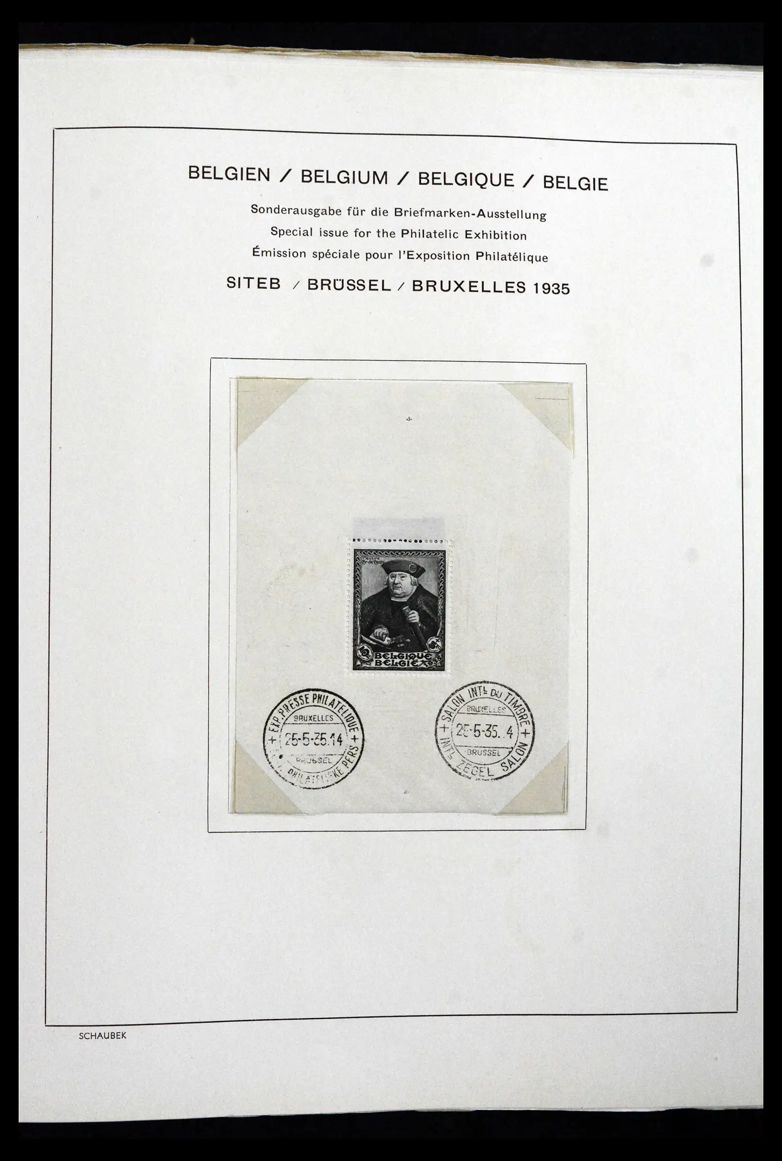 41840 0009 - Stamp collection 41840 World blocs 1925-1961.