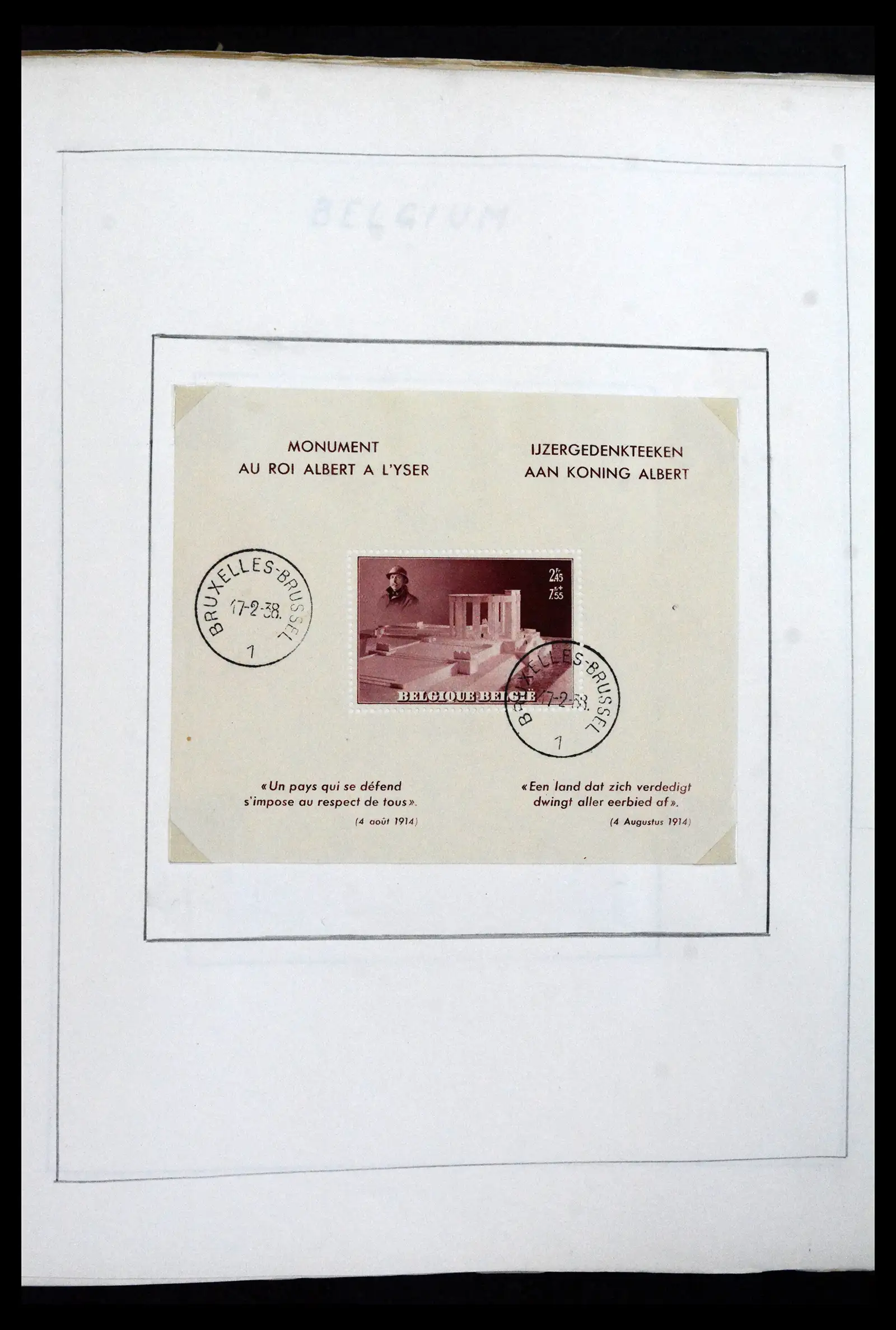 41840 0010 - Stamp collection 41840 World blocs 1925-1961.