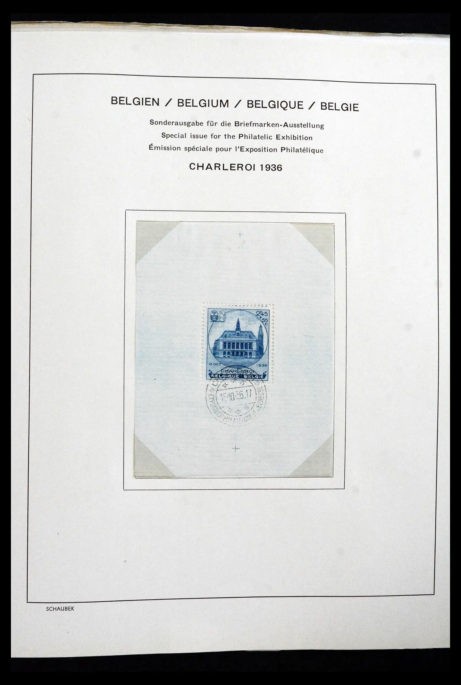 41840 0014 - Stamp collection 41840 World blocs 1925-1961.