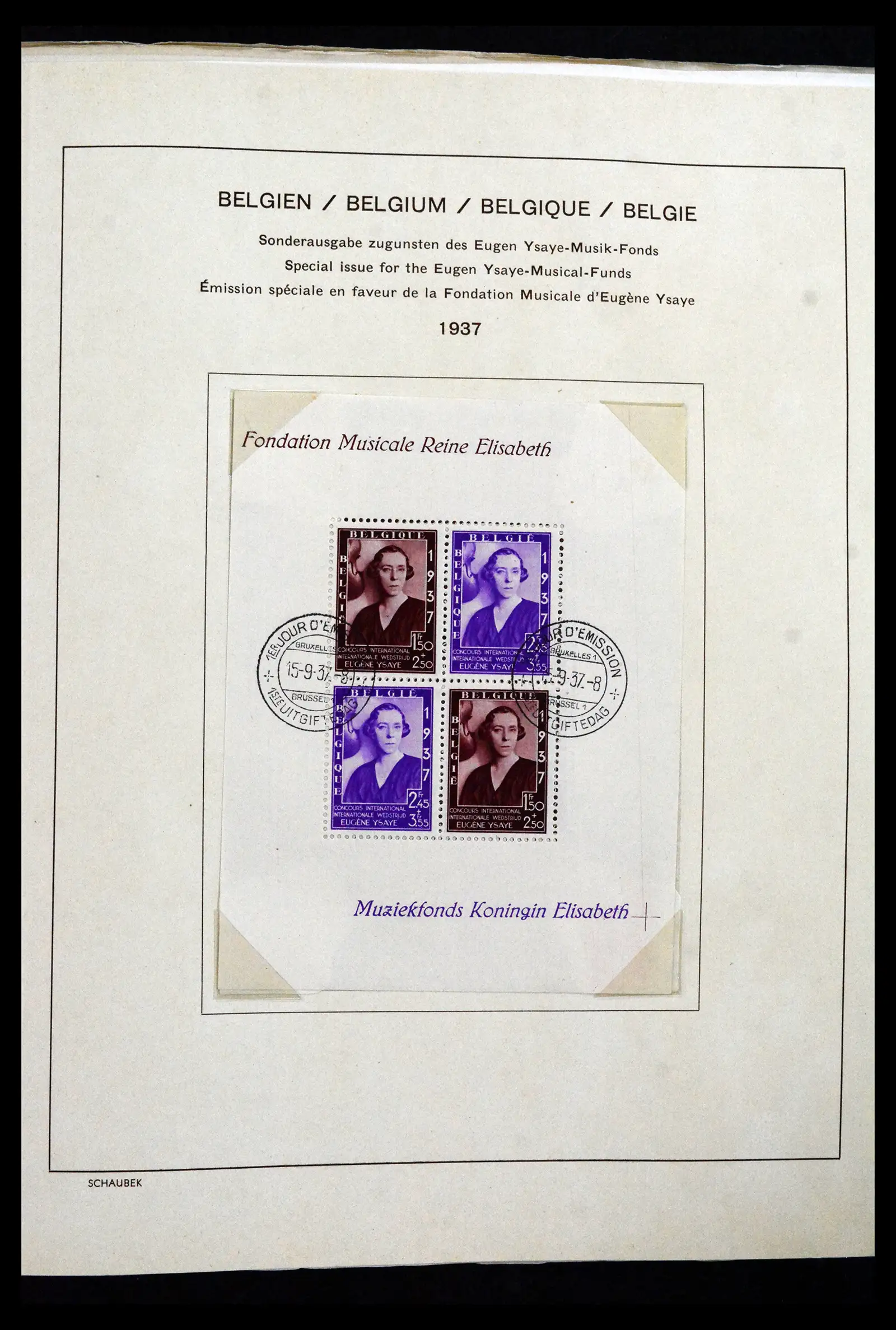 41840 0015 - Stamp collection 41840 World blocs 1925-1961.