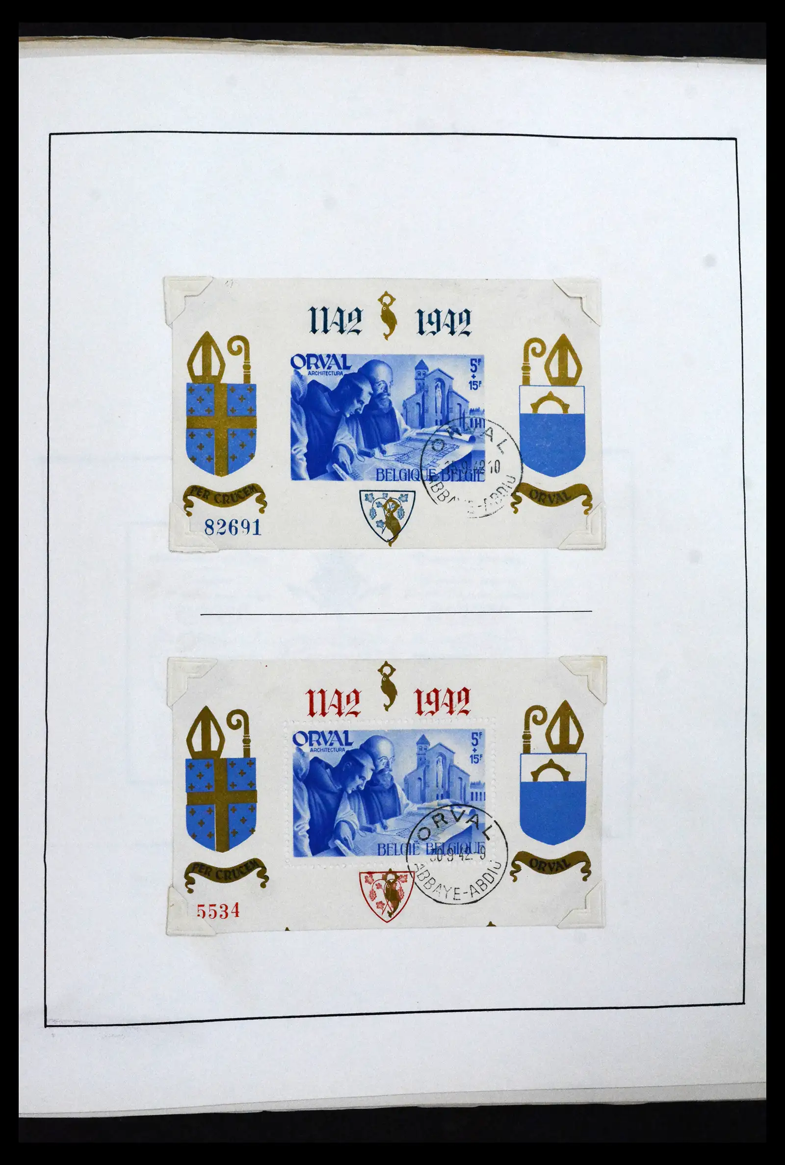 41840 0016 - Stamp collection 41840 World blocs 1925-1961.
