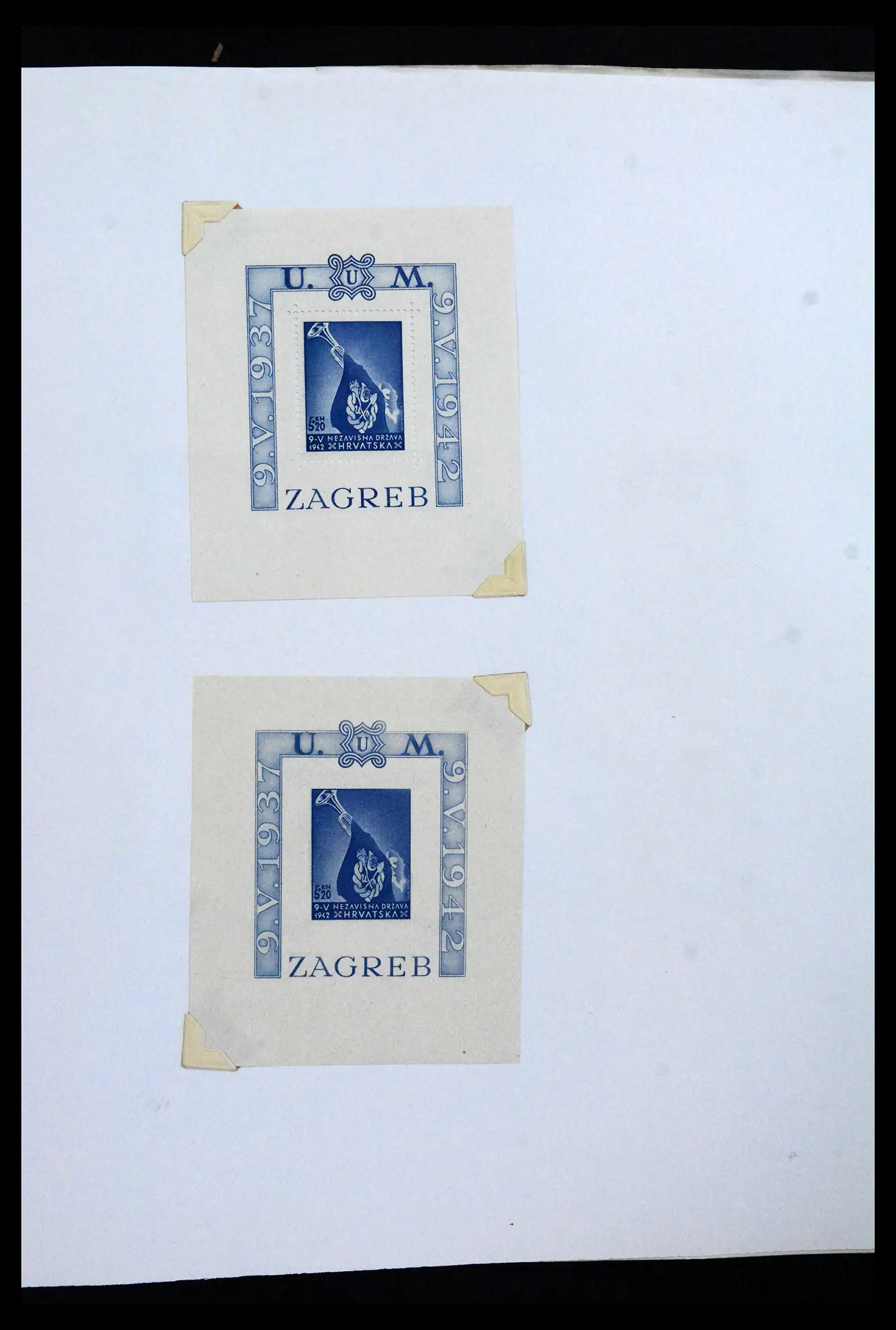 41840 0034 - Postzegelverzameling 41840 Wereld blokken 1925-1961.