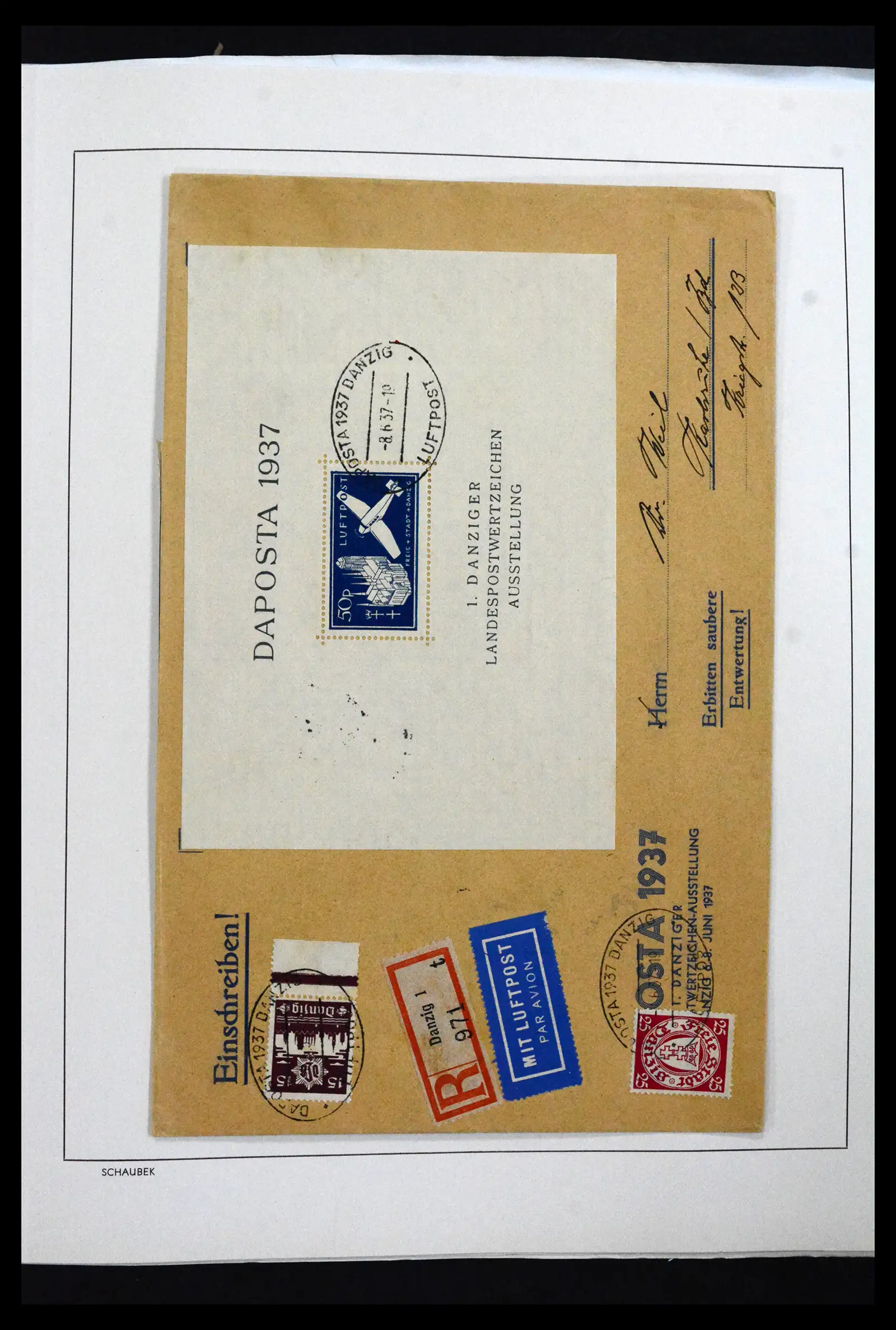 41840 0037 - Postzegelverzameling 41840 Wereld blokken 1925-1961.