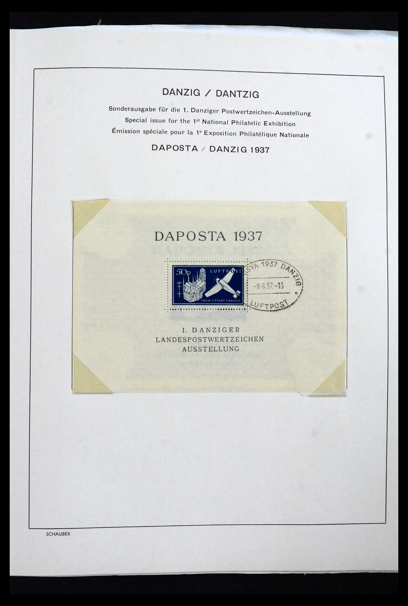 41840 0038 - Postzegelverzameling 41840 Wereld blokken 1925-1961.