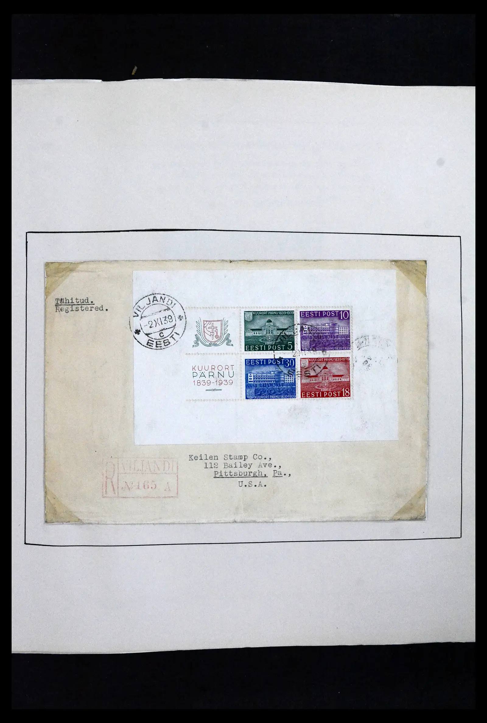 41840 0040 - Postzegelverzameling 41840 Wereld blokken 1925-1961.