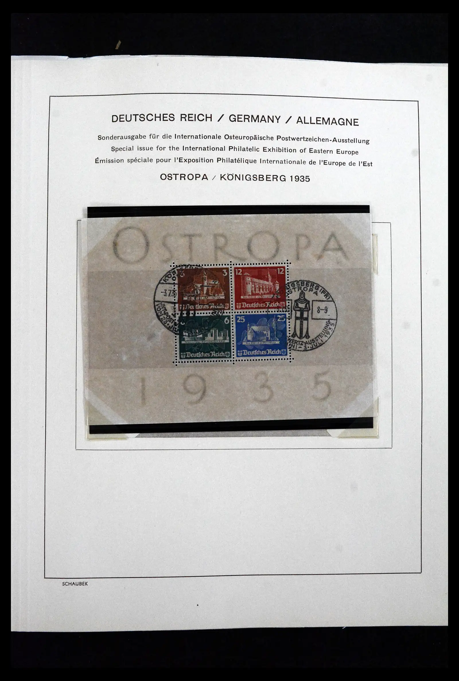 41840 0042 - Postzegelverzameling 41840 Wereld blokken 1925-1961.