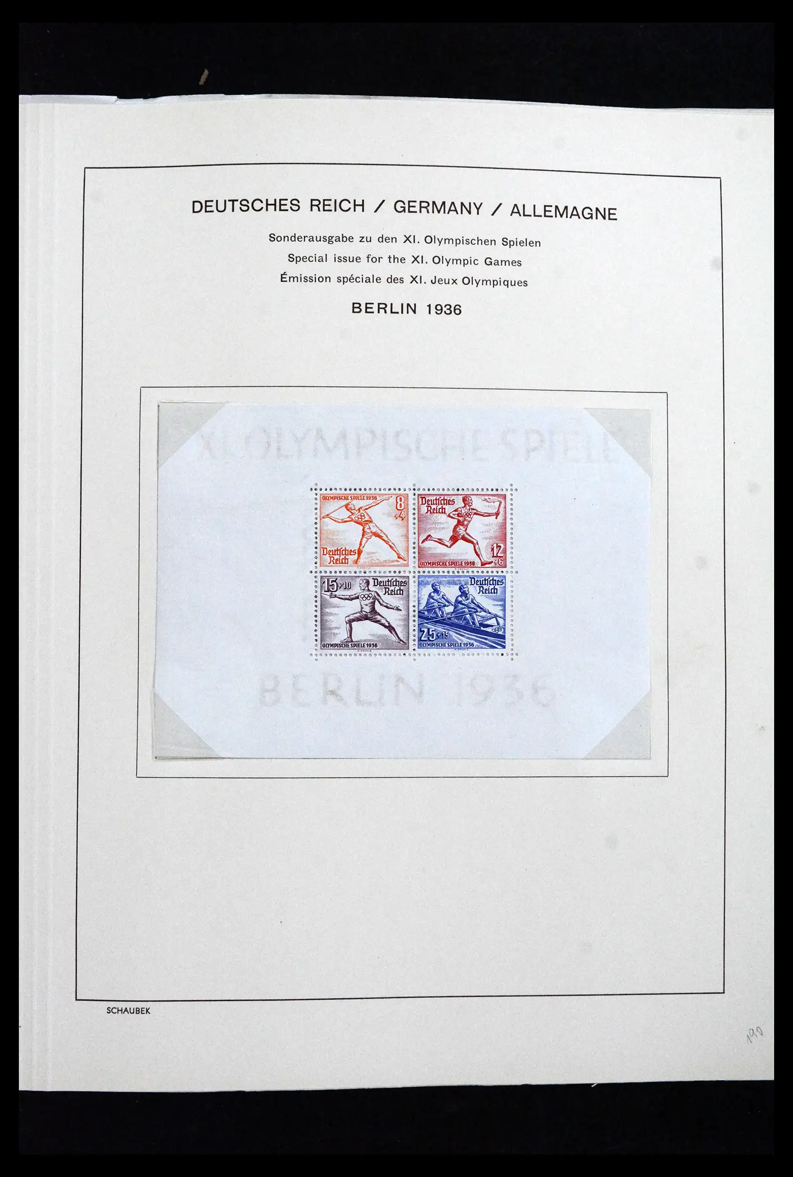 41840 0045 - Postzegelverzameling 41840 Wereld blokken 1925-1961.