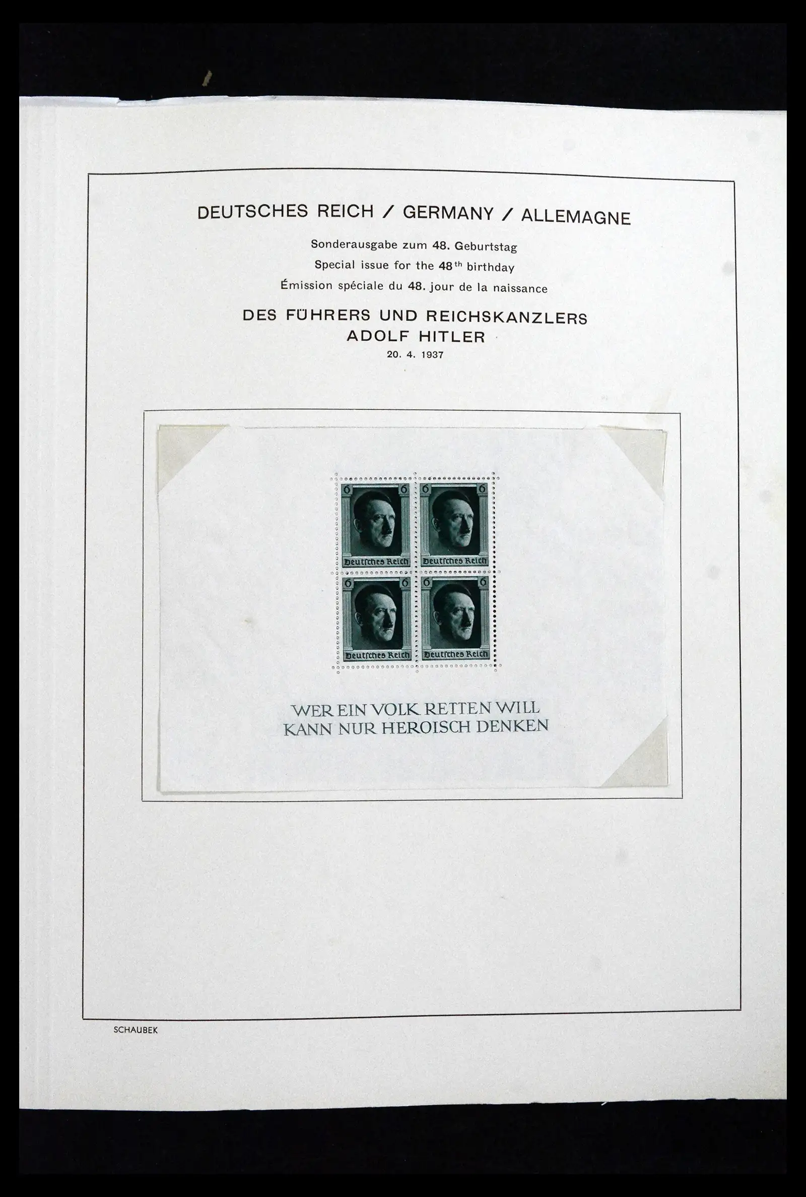 41840 0046 - Postzegelverzameling 41840 Wereld blokken 1925-1961.