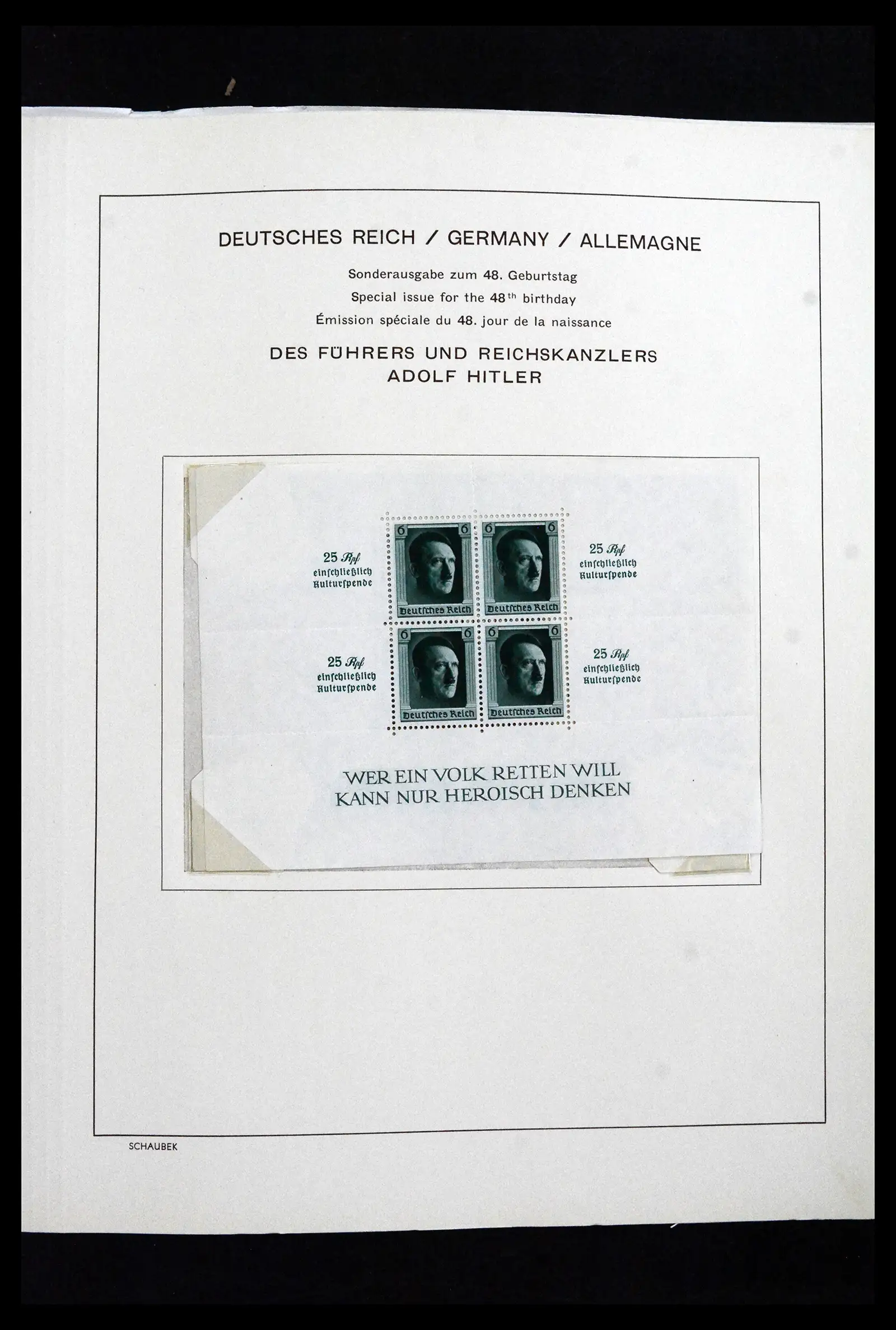 41840 0048 - Postzegelverzameling 41840 Wereld blokken 1925-1961.