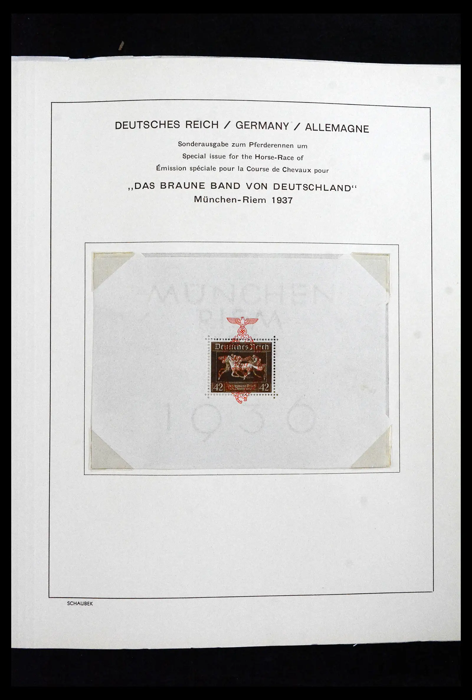 41840 0049 - Postzegelverzameling 41840 Wereld blokken 1925-1961.