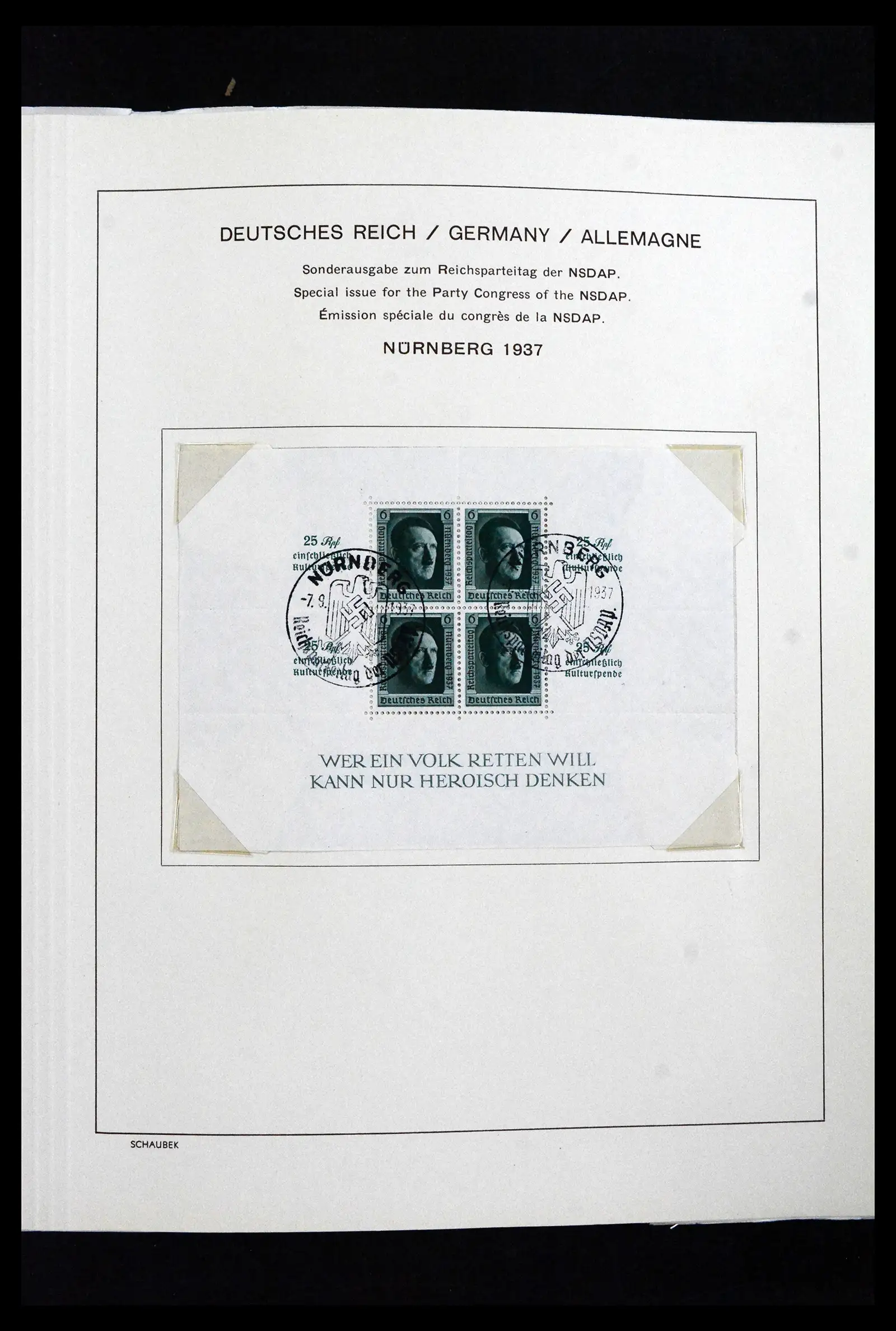 41840 0050 - Postzegelverzameling 41840 Wereld blokken 1925-1961.