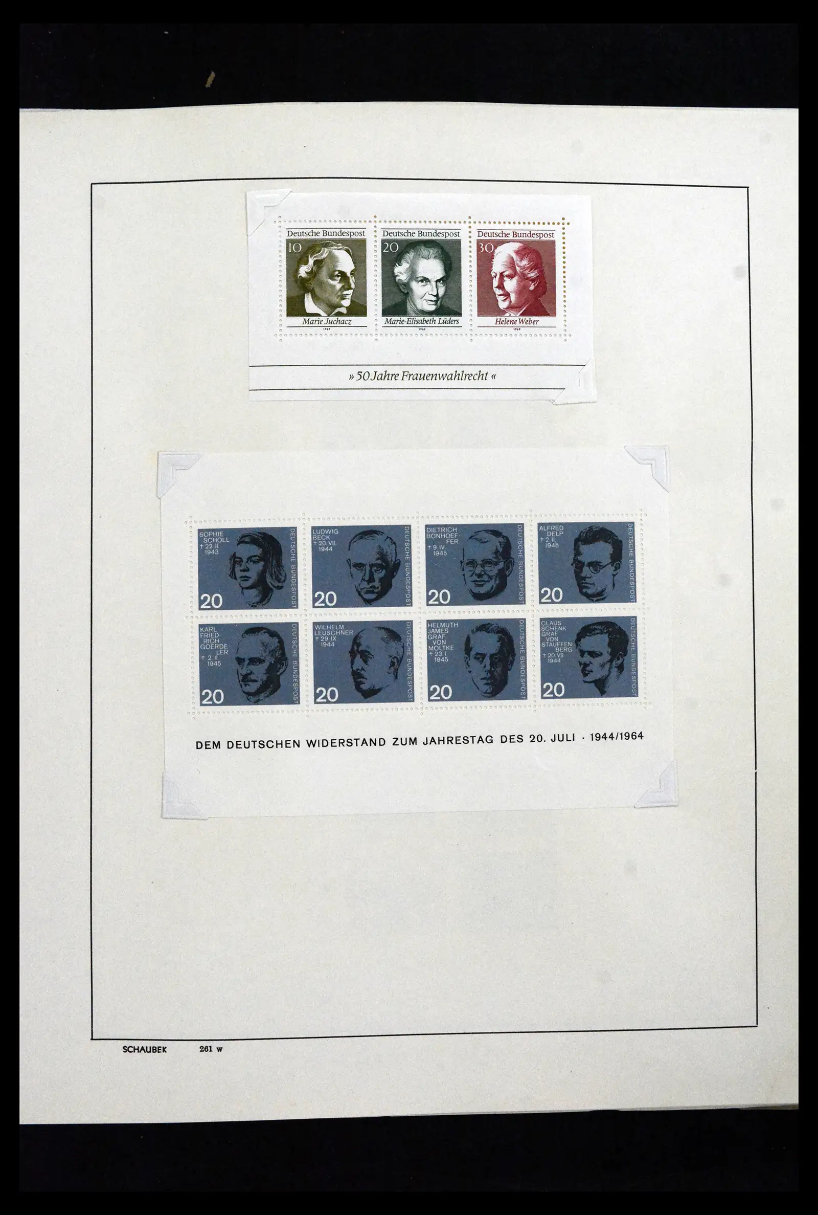 41840 0055 - Postzegelverzameling 41840 Wereld blokken 1925-1961.