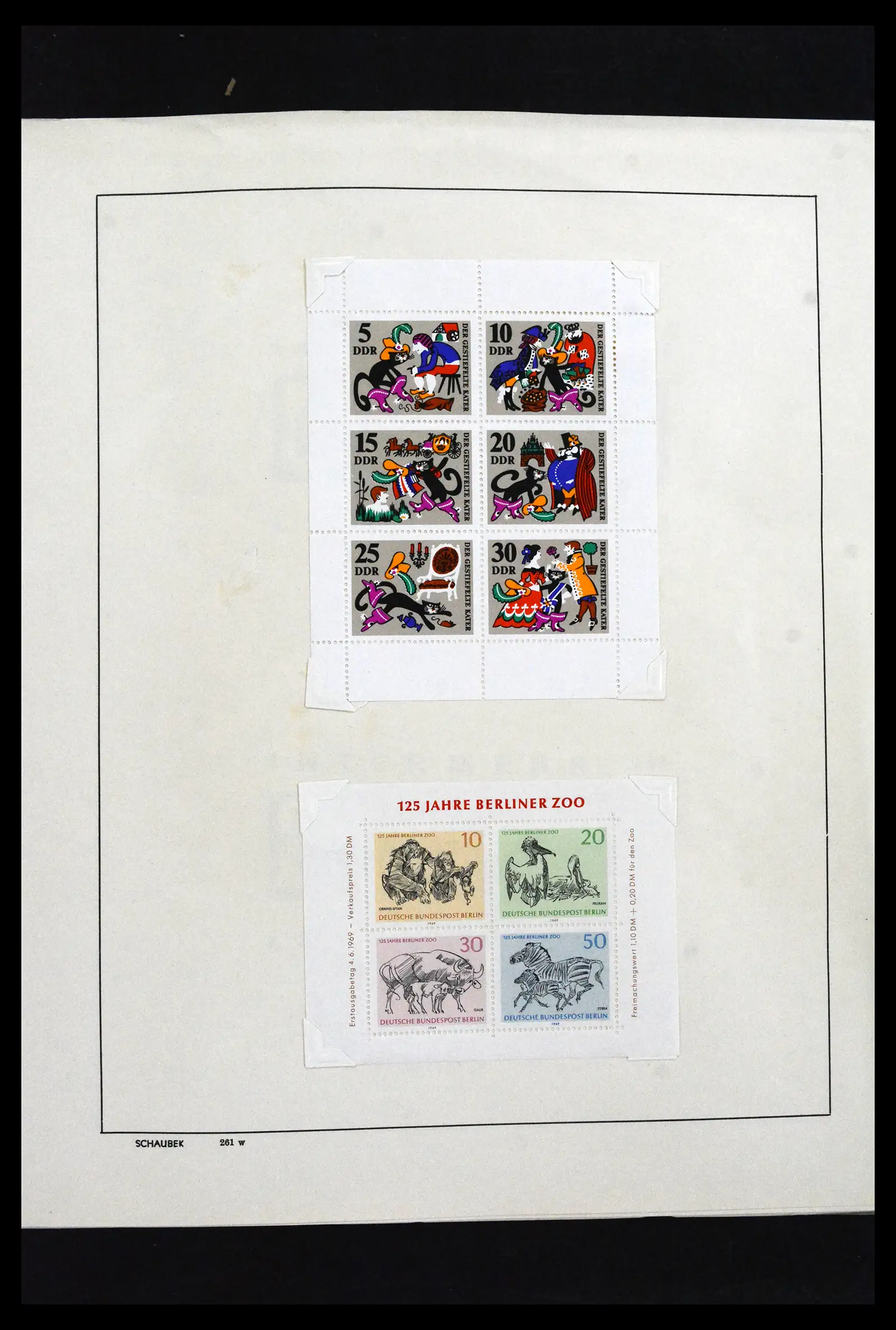 41840 0056 - Postzegelverzameling 41840 Wereld blokken 1925-1961.