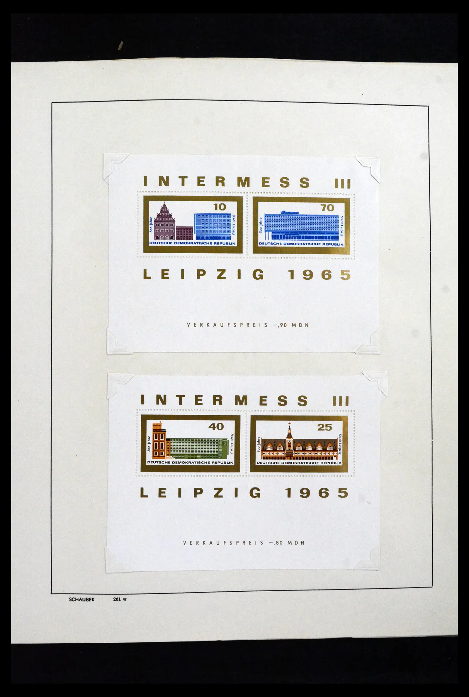 41840 0057 - Postzegelverzameling 41840 Wereld blokken 1925-1961.