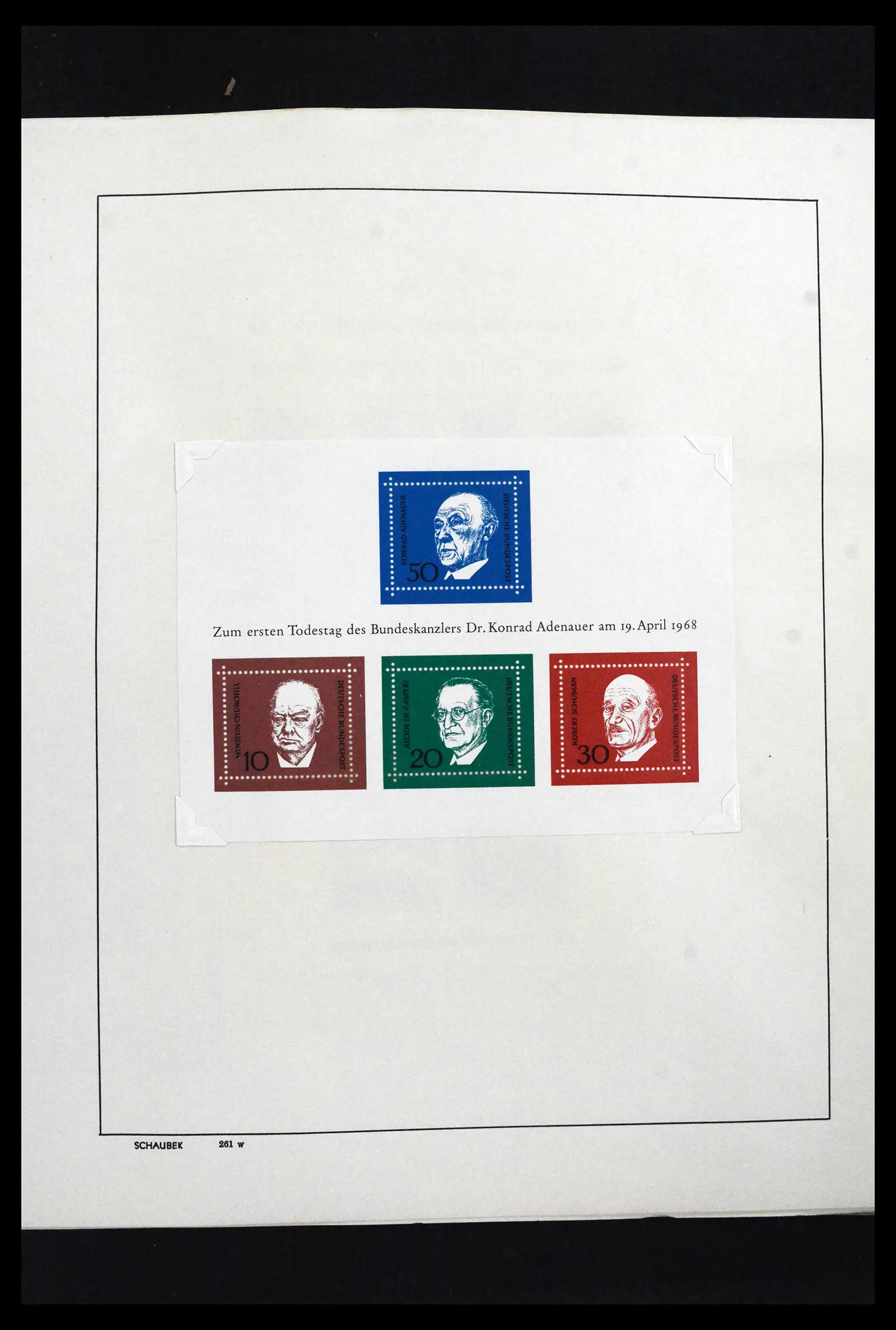 41840 0059 - Postzegelverzameling 41840 Wereld blokken 1925-1961.