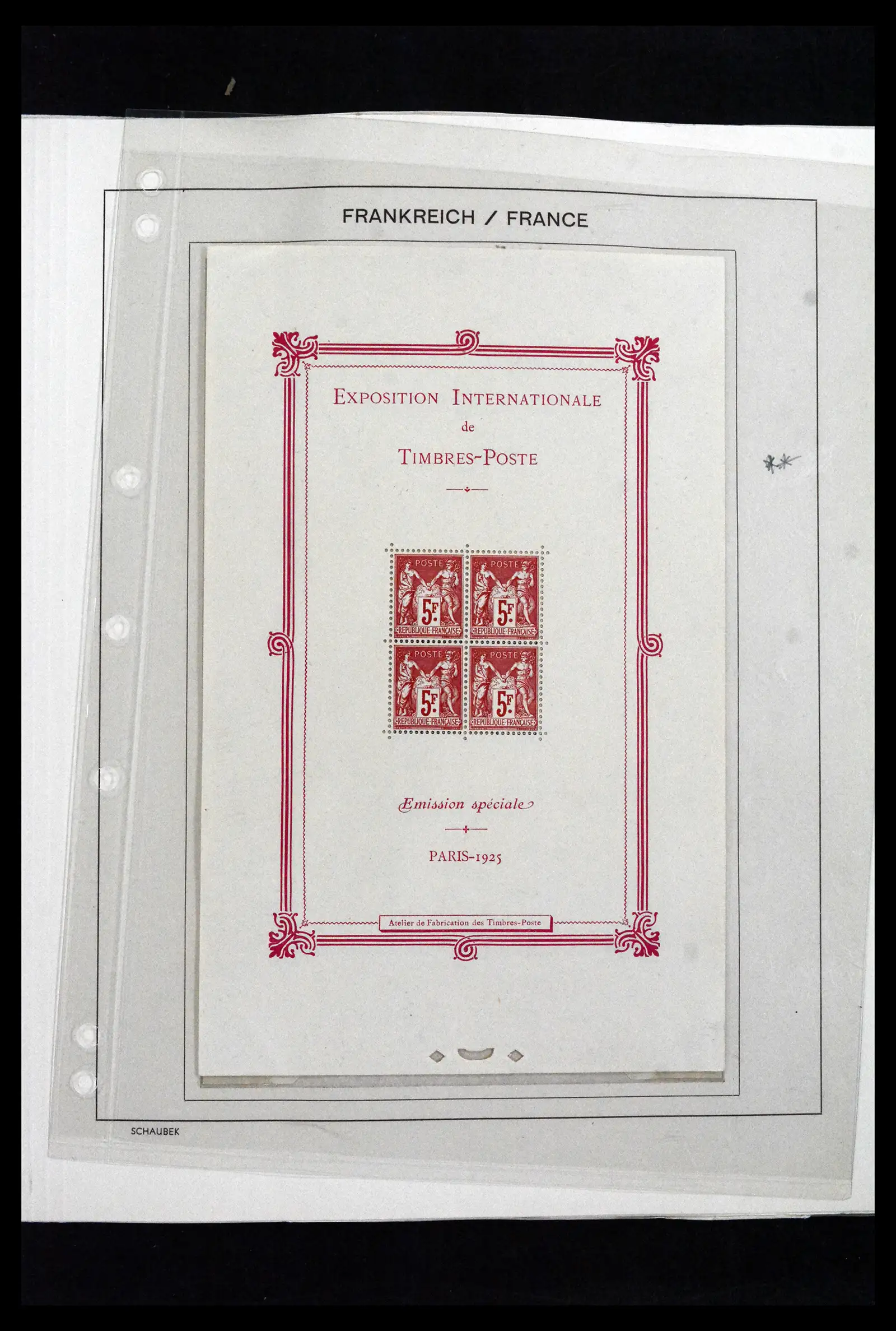 41840 0065 - Postzegelverzameling 41840 Wereld blokken 1925-1961.