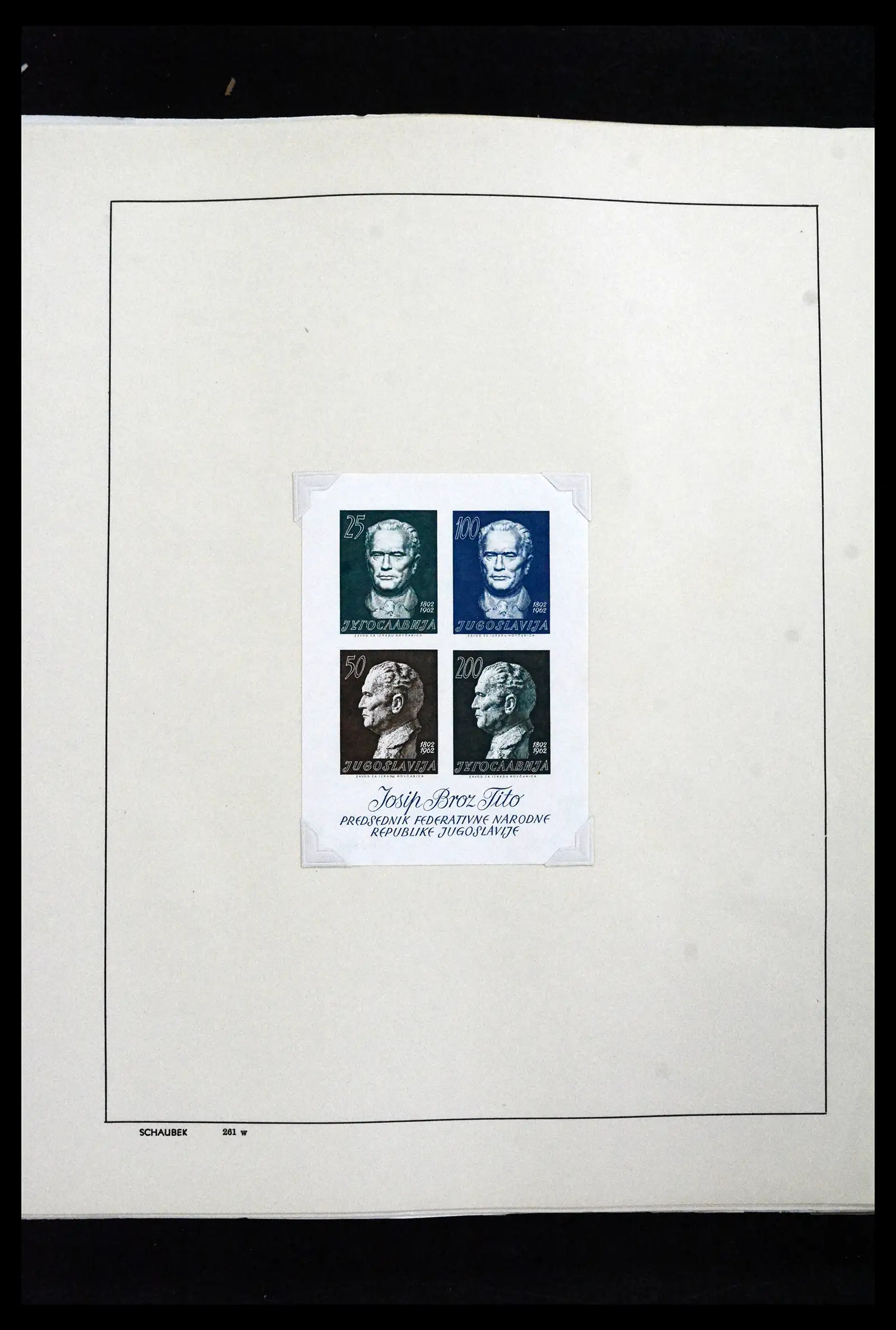 41840 0073 - Postzegelverzameling 41840 Wereld blokken 1925-1961.