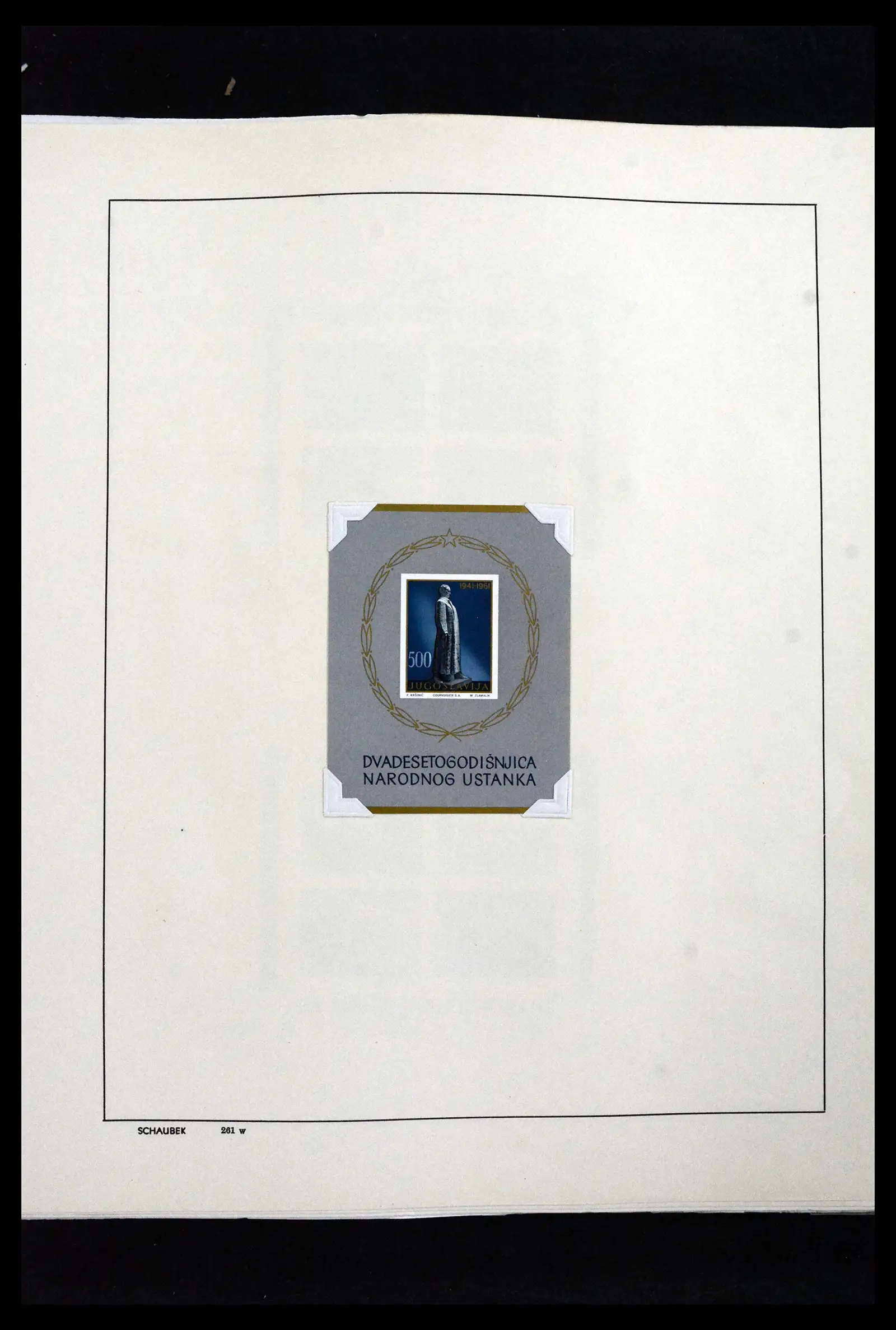 41840 0074 - Postzegelverzameling 41840 Wereld blokken 1925-1961.