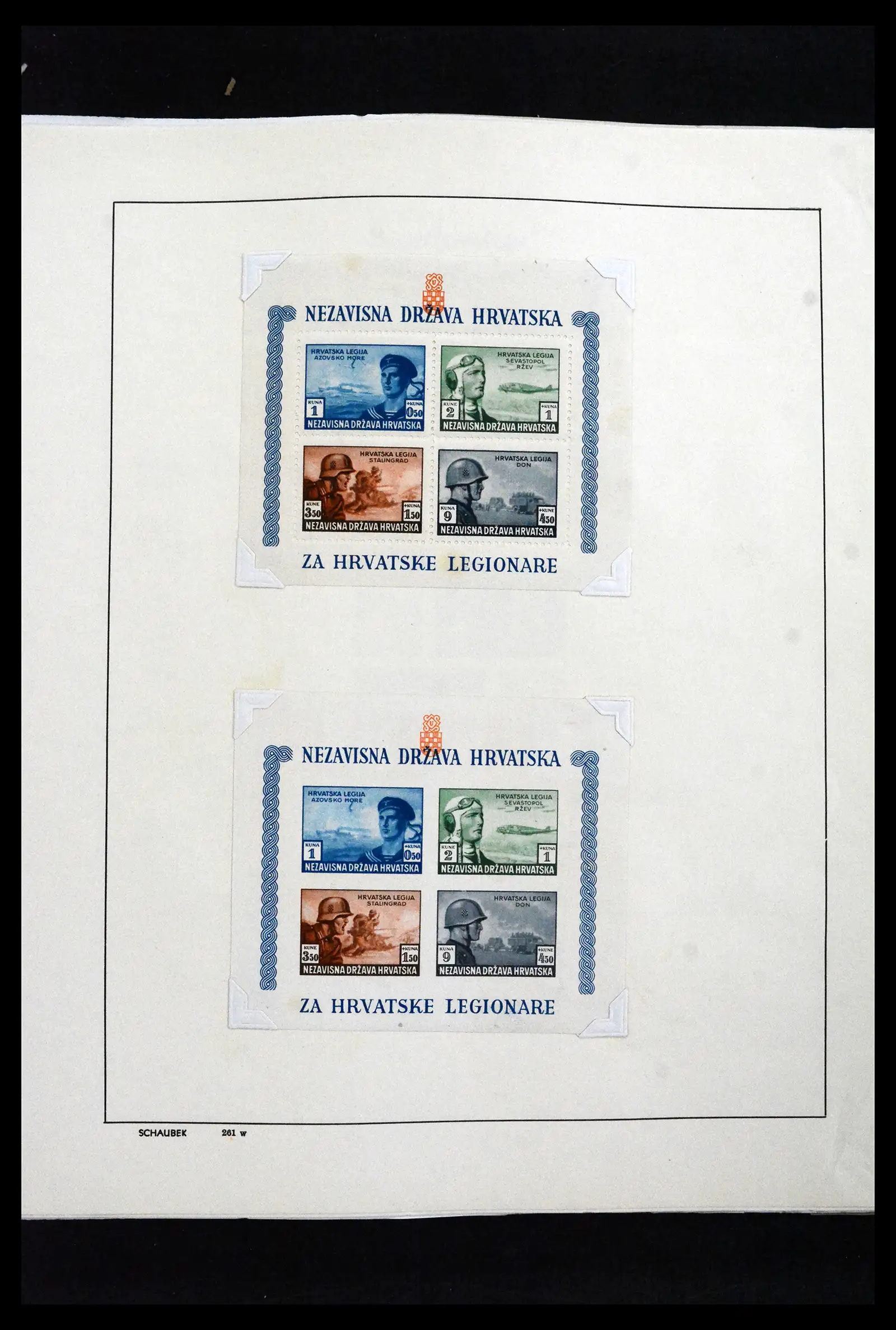 41840 0075 - Postzegelverzameling 41840 Wereld blokken 1925-1961.