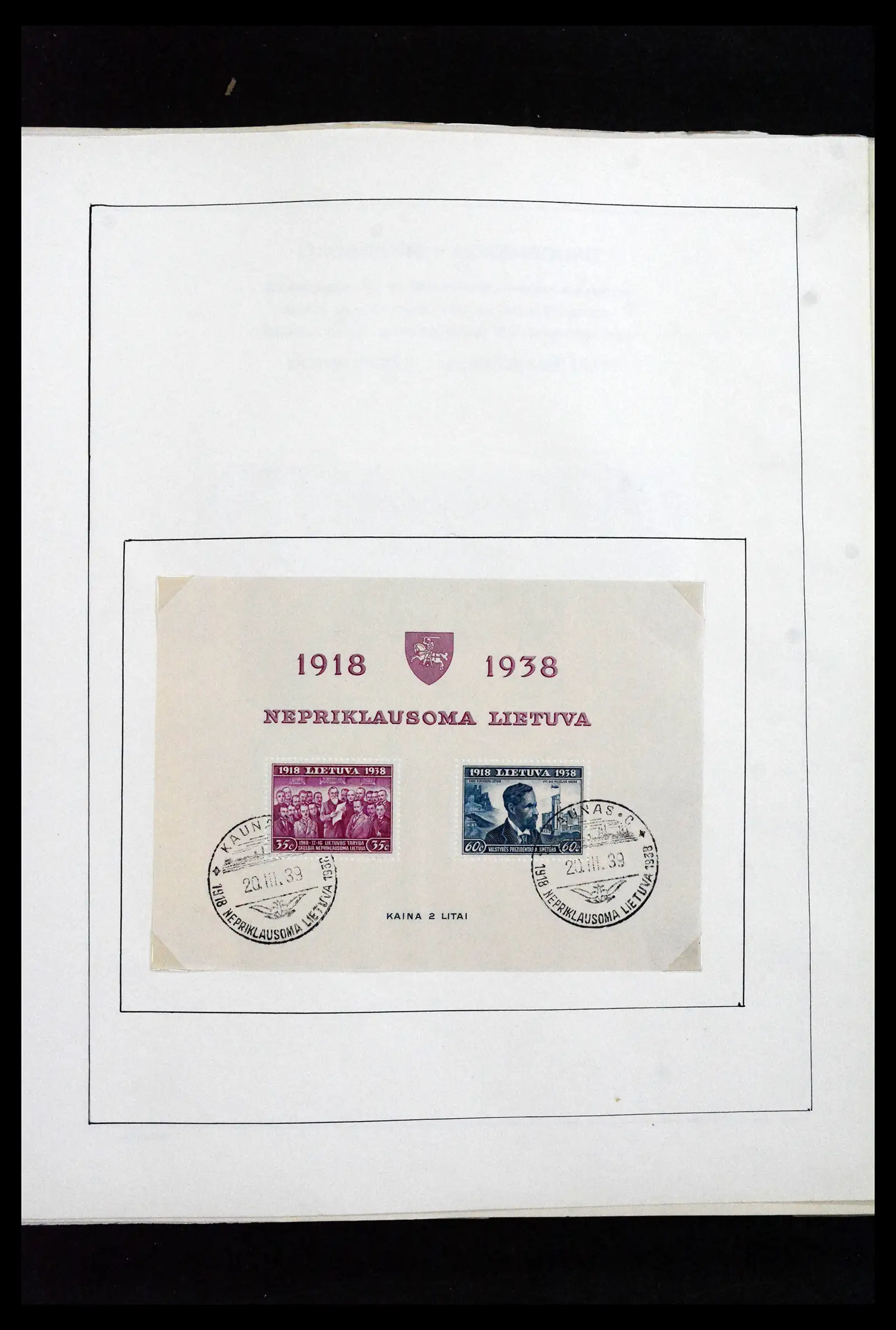 41840 0084 - Postzegelverzameling 41840 Wereld blokken 1925-1961.