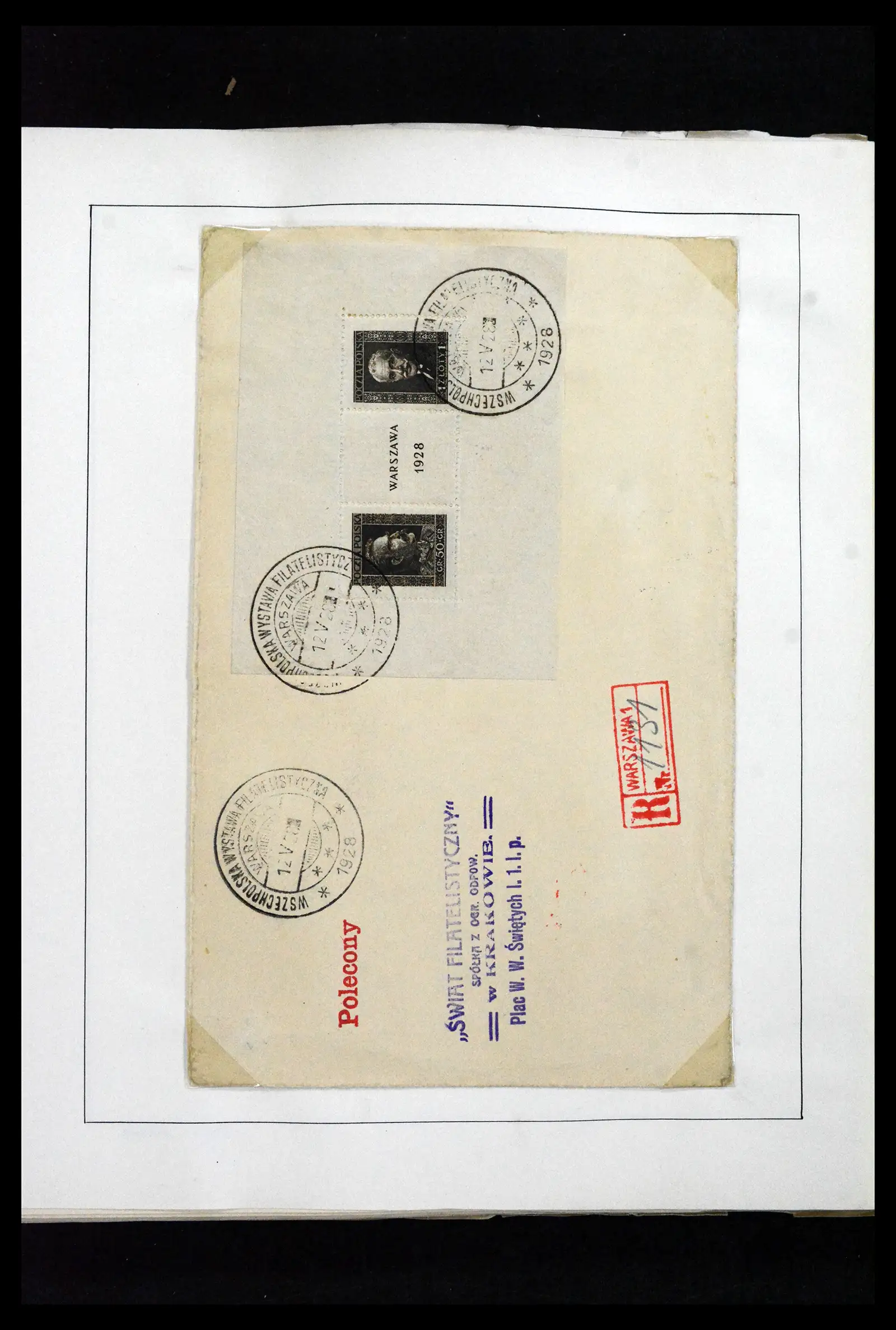 41840 0092 - Postzegelverzameling 41840 Wereld blokken 1925-1961.