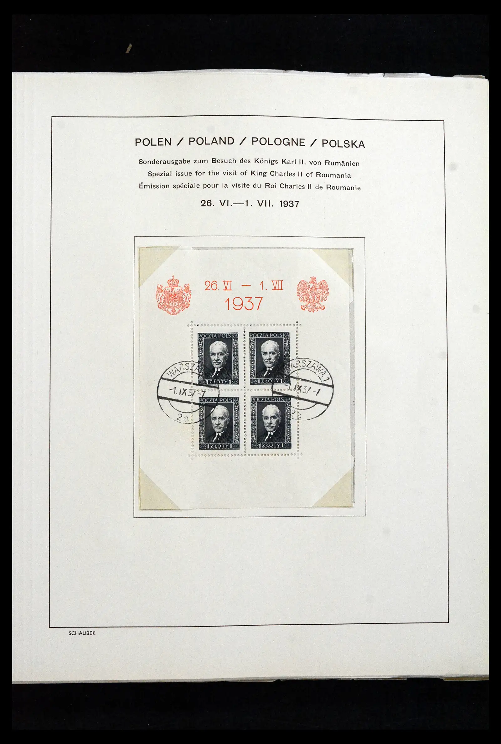 41840 0096 - Postzegelverzameling 41840 Wereld blokken 1925-1961.