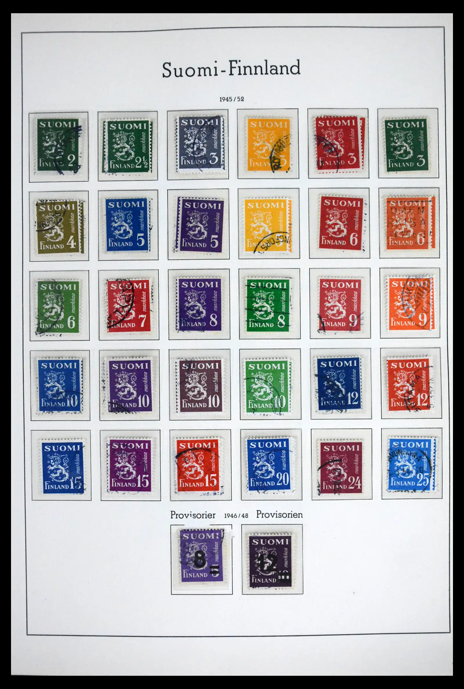 41841 0019 - Stamp collection 41841 Finland 1856-1959.
