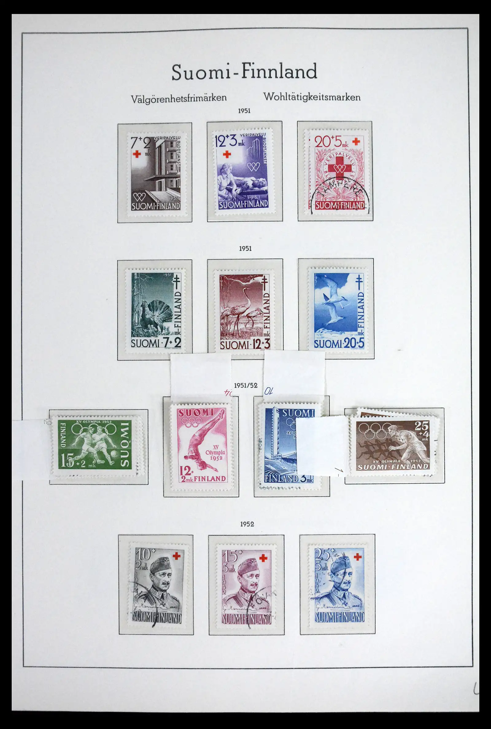 41841 0028 - Stamp collection 41841 Finland 1856-1959.
