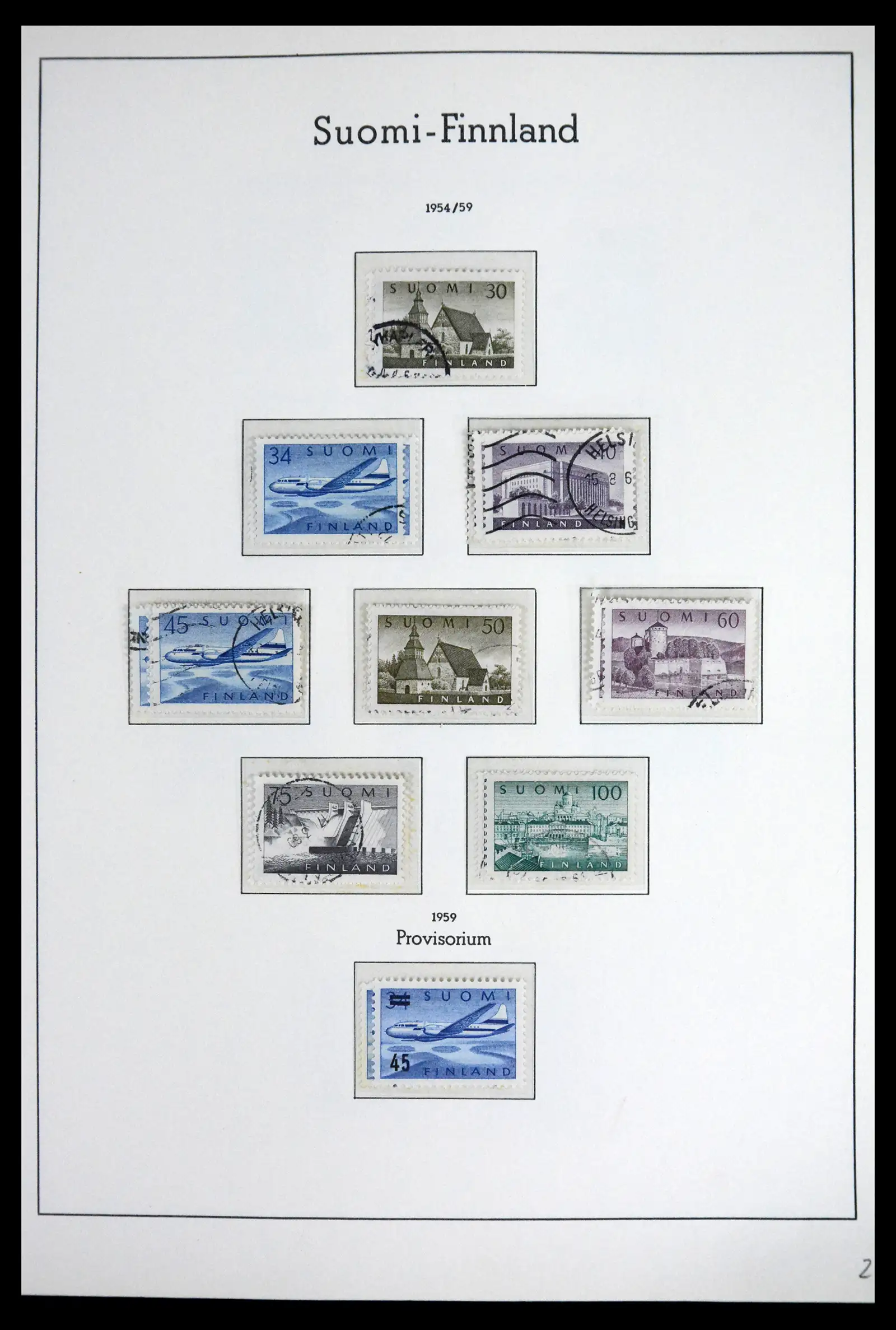 41841 0031 - Stamp collection 41841 Finland 1856-1959.