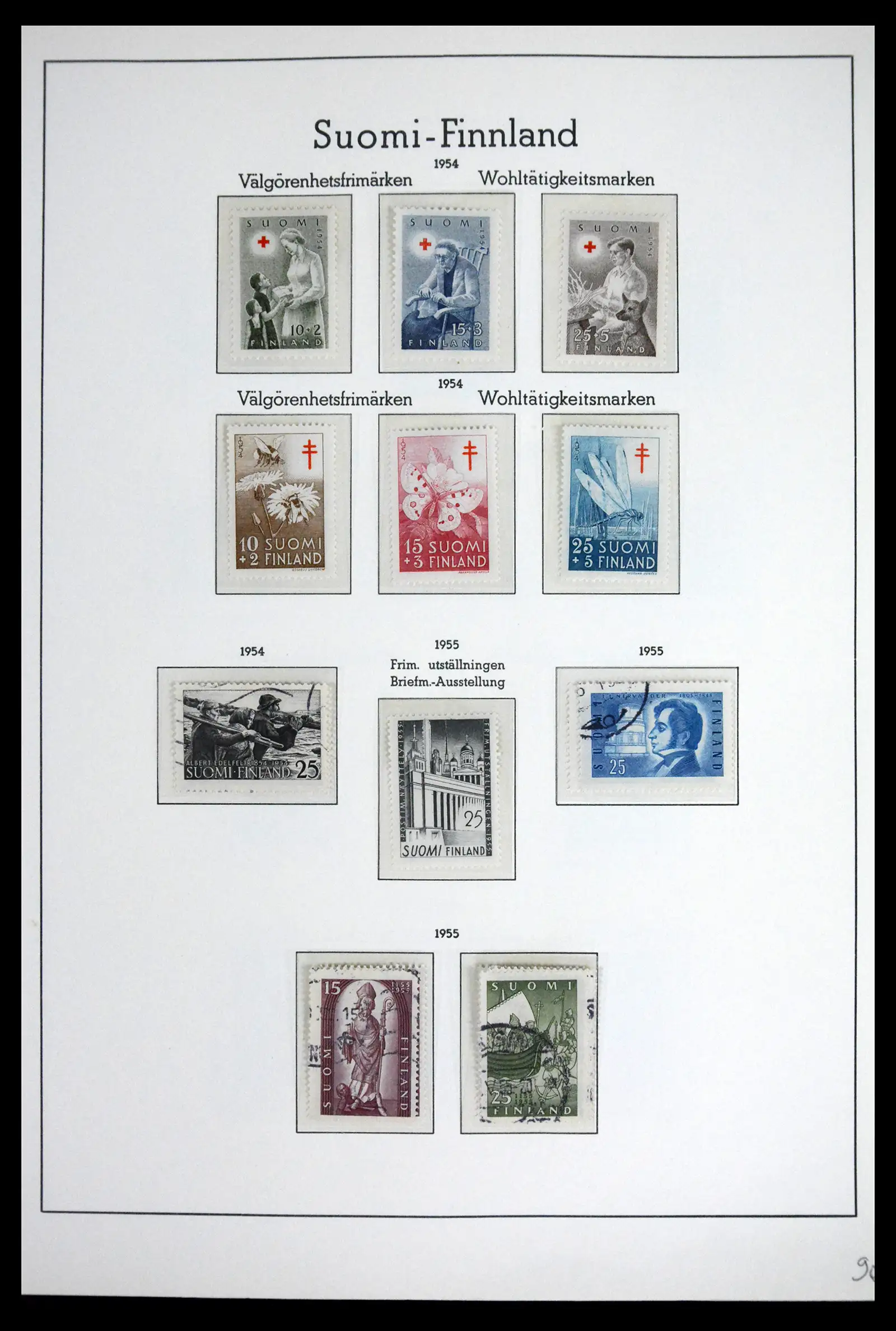 41841 0032 - Stamp collection 41841 Finland 1856-1959.