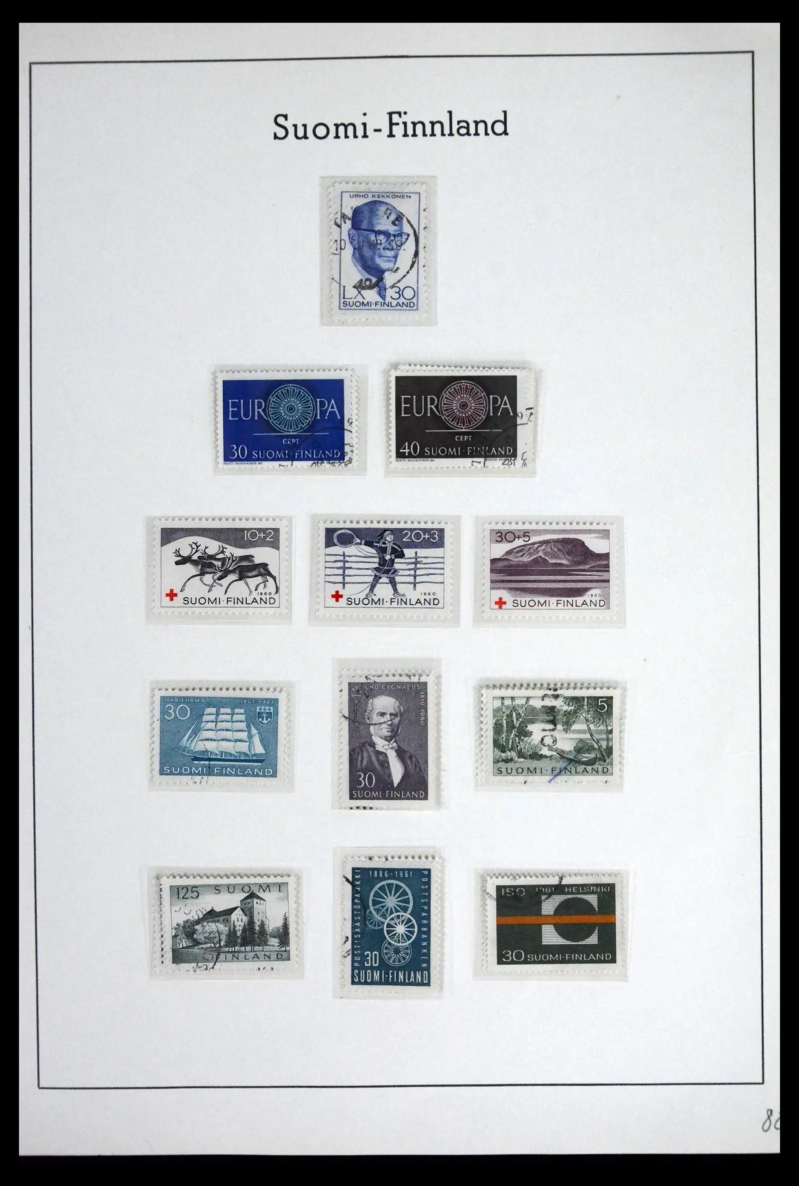 41841 0039 - Stamp collection 41841 Finland 1856-1959.