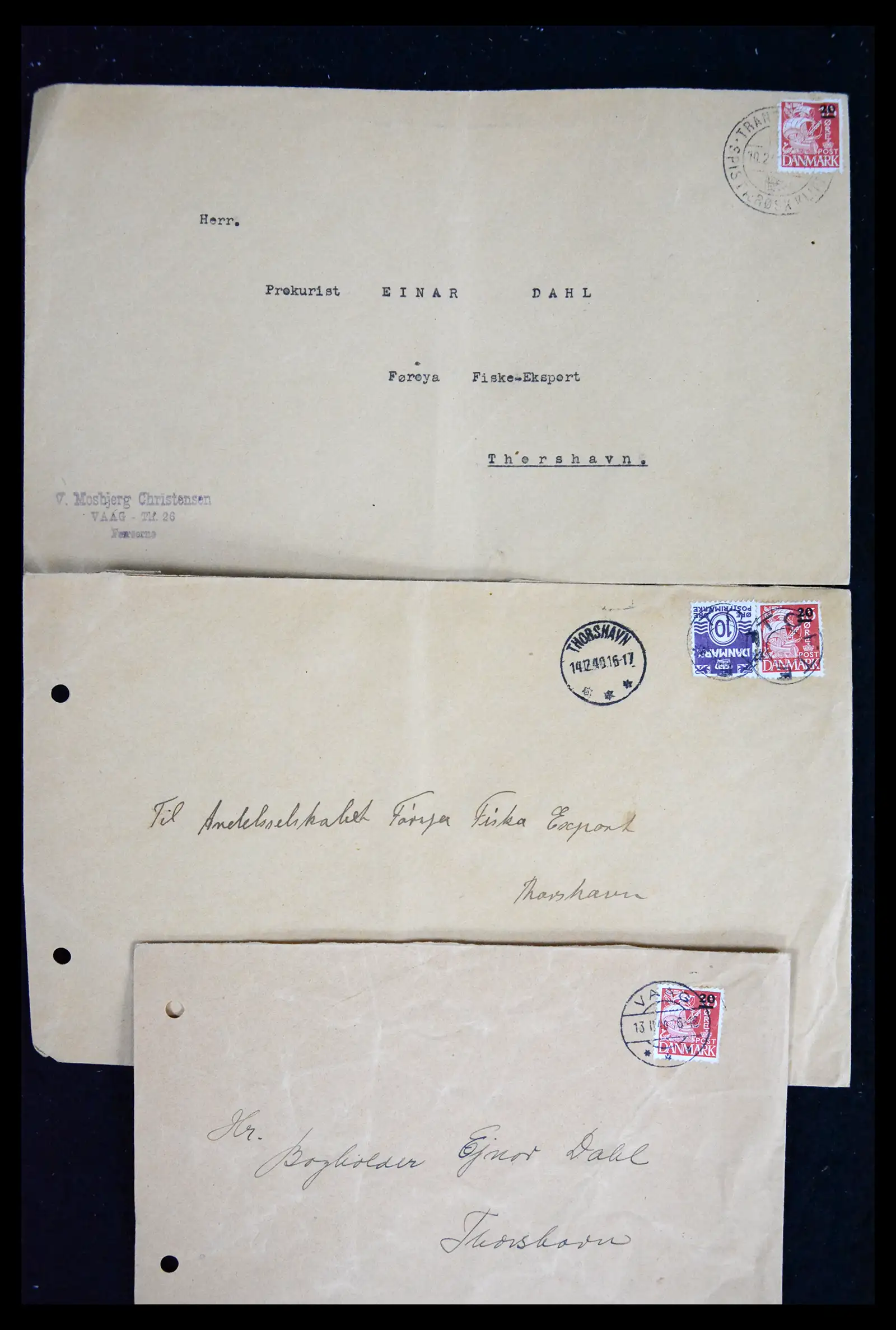 41842 0001 - Stamp collection 41842 Faroe Islands 1940-1941.