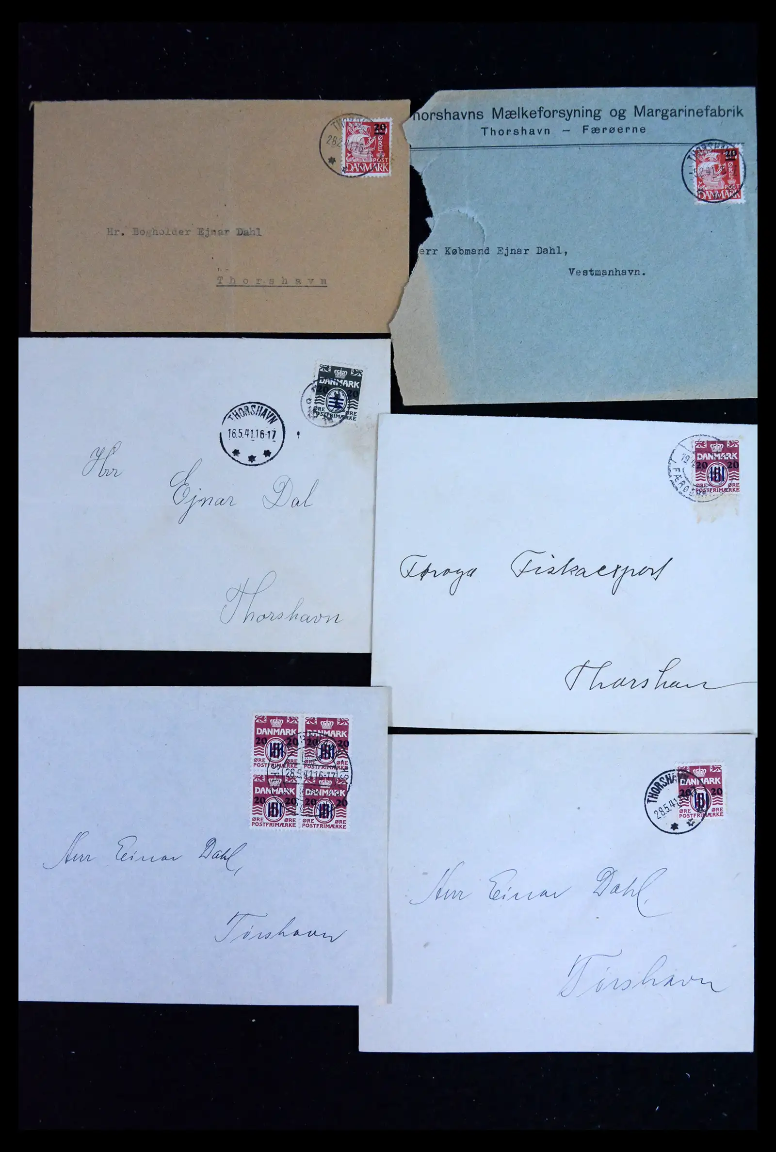 41842 0003 - Stamp collection 41842 Faroe Islands 1940-1941.