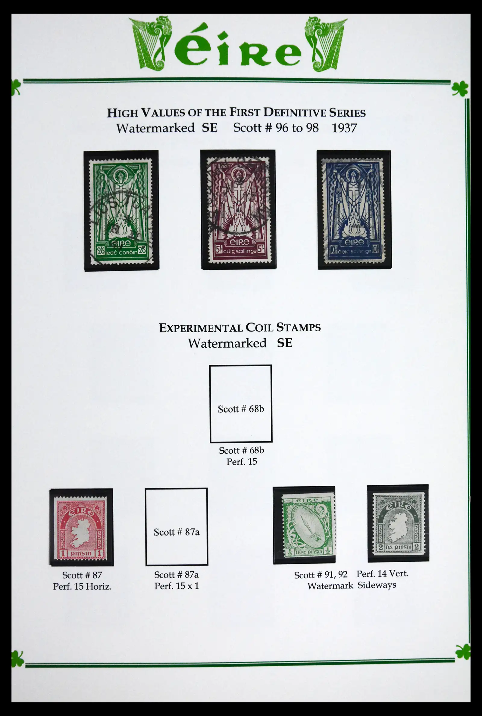 41843 0011 - Postzegelverzameling 41843 Ierland 1922-1980.