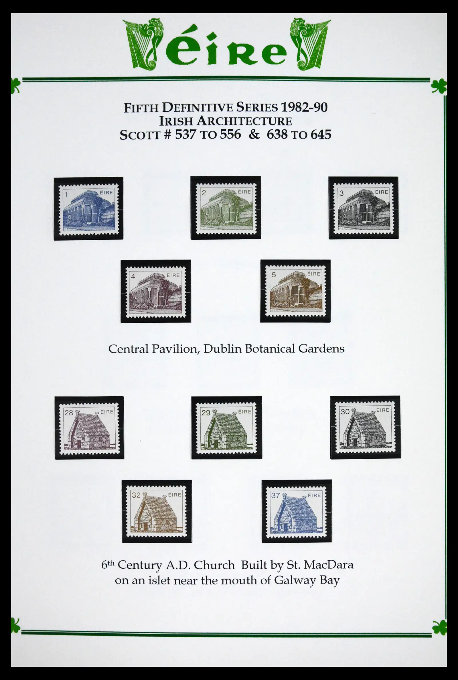 41843 0019 - Postzegelverzameling 41843 Ierland 1922-1980.