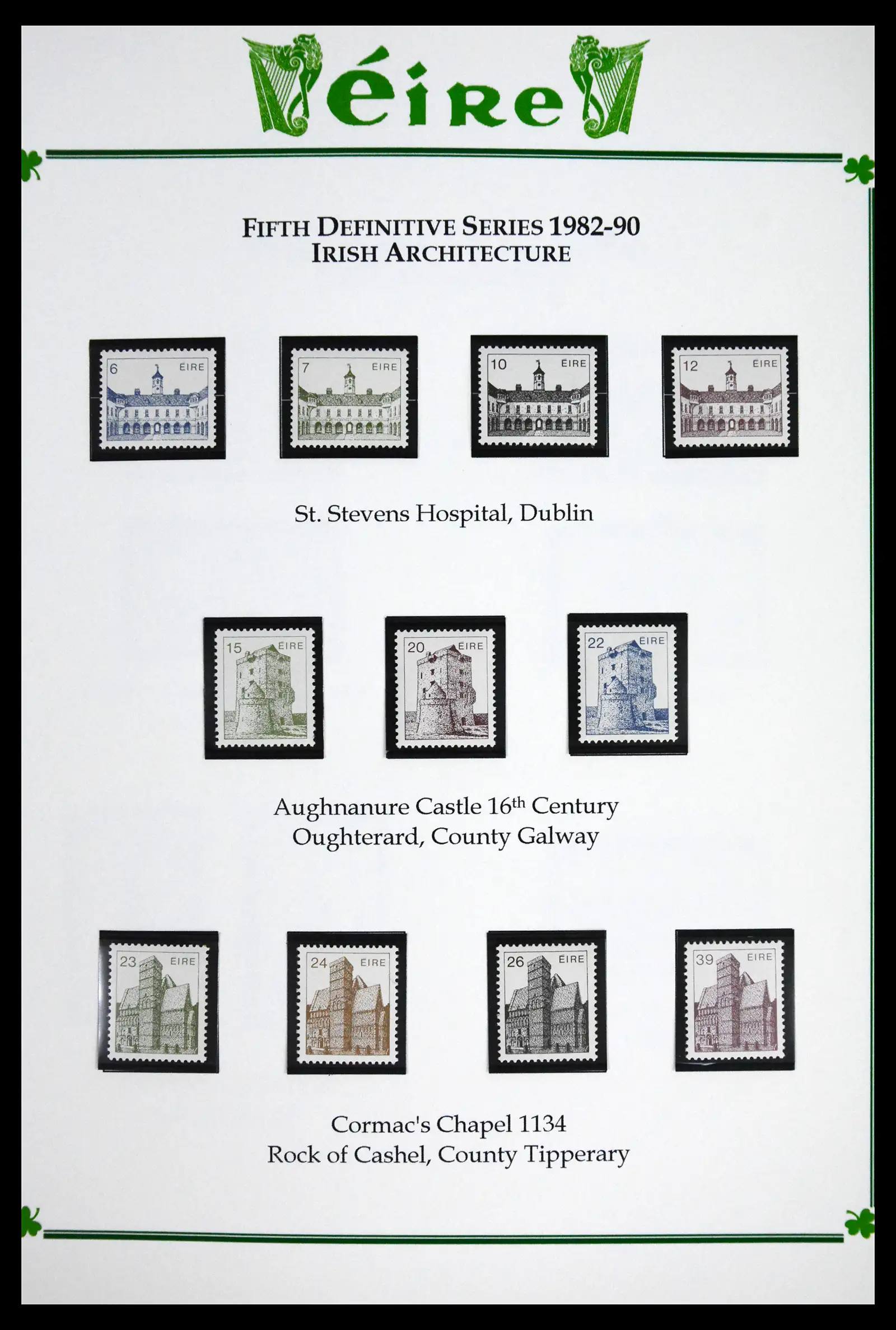 41843 0020 - Postzegelverzameling 41843 Ierland 1922-1980.