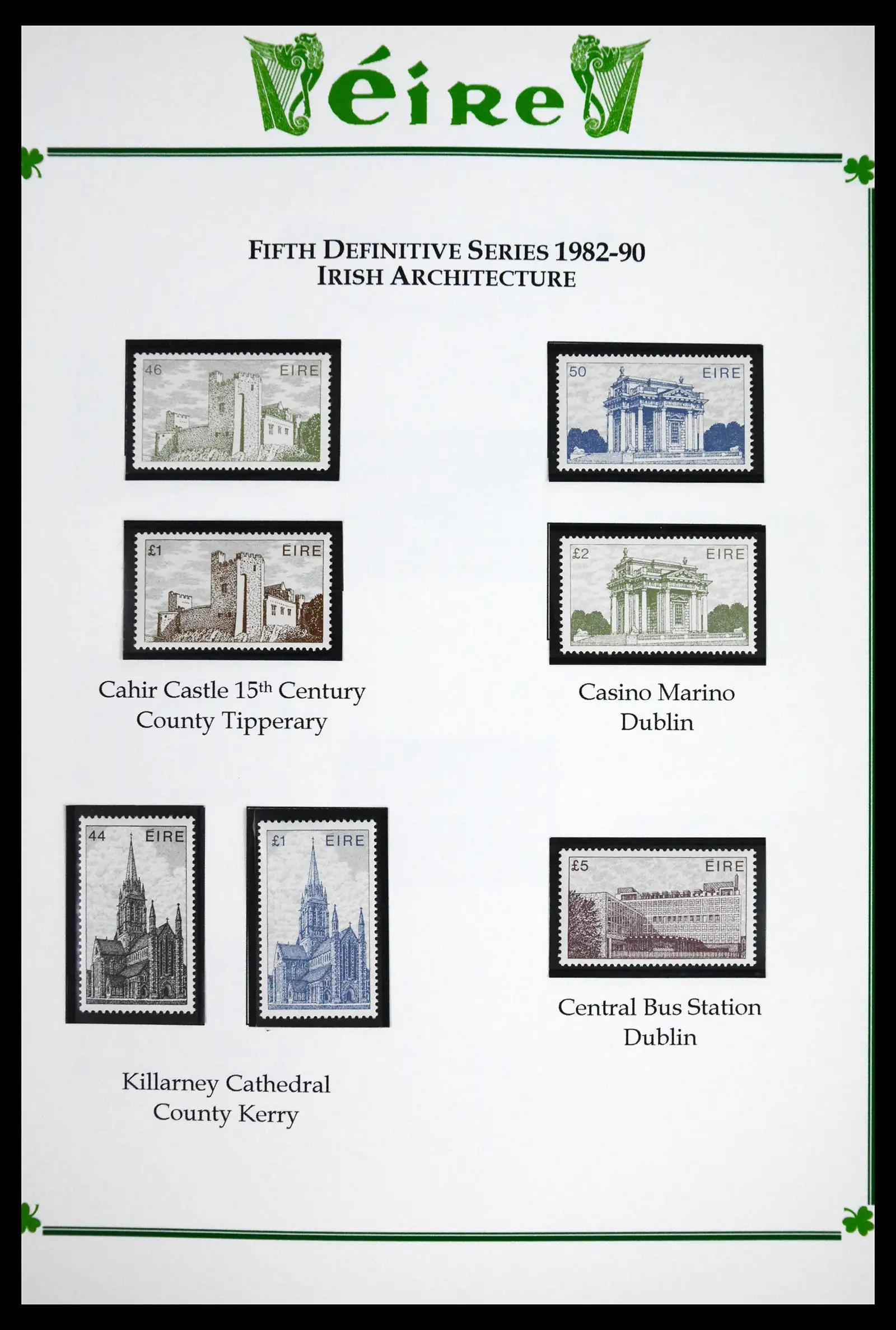 41843 0021 - Postzegelverzameling 41843 Ierland 1922-1980.