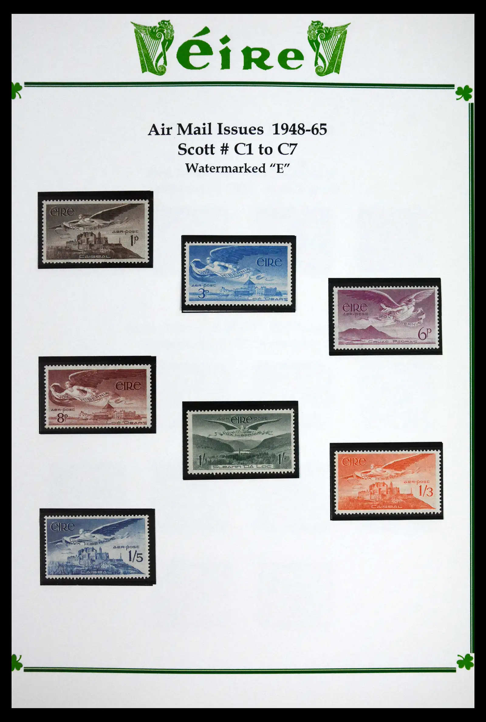 41843 0022 - Postzegelverzameling 41843 Ierland 1922-1980.