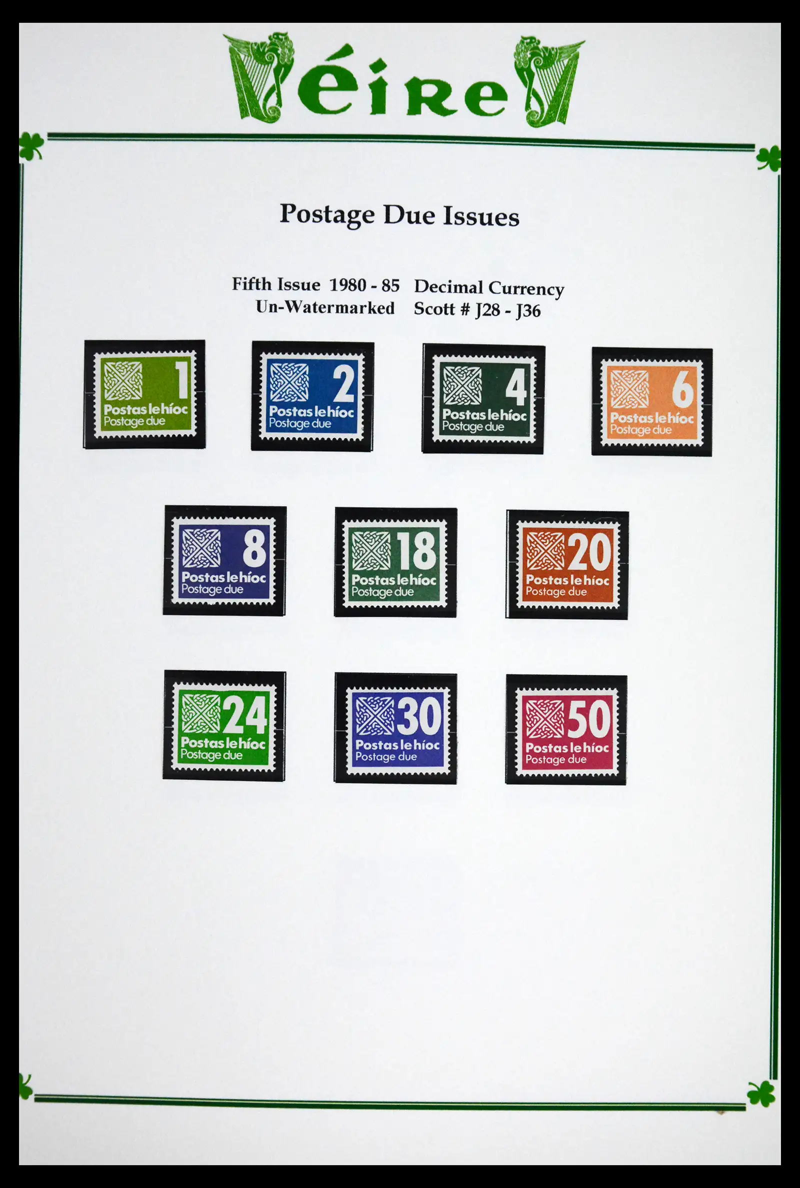 41843 0025 - Postzegelverzameling 41843 Ierland 1922-1980.