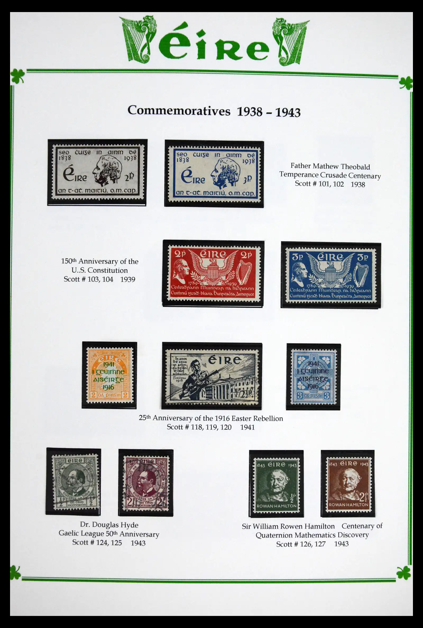 41843 0028 - Postzegelverzameling 41843 Ierland 1922-1980.