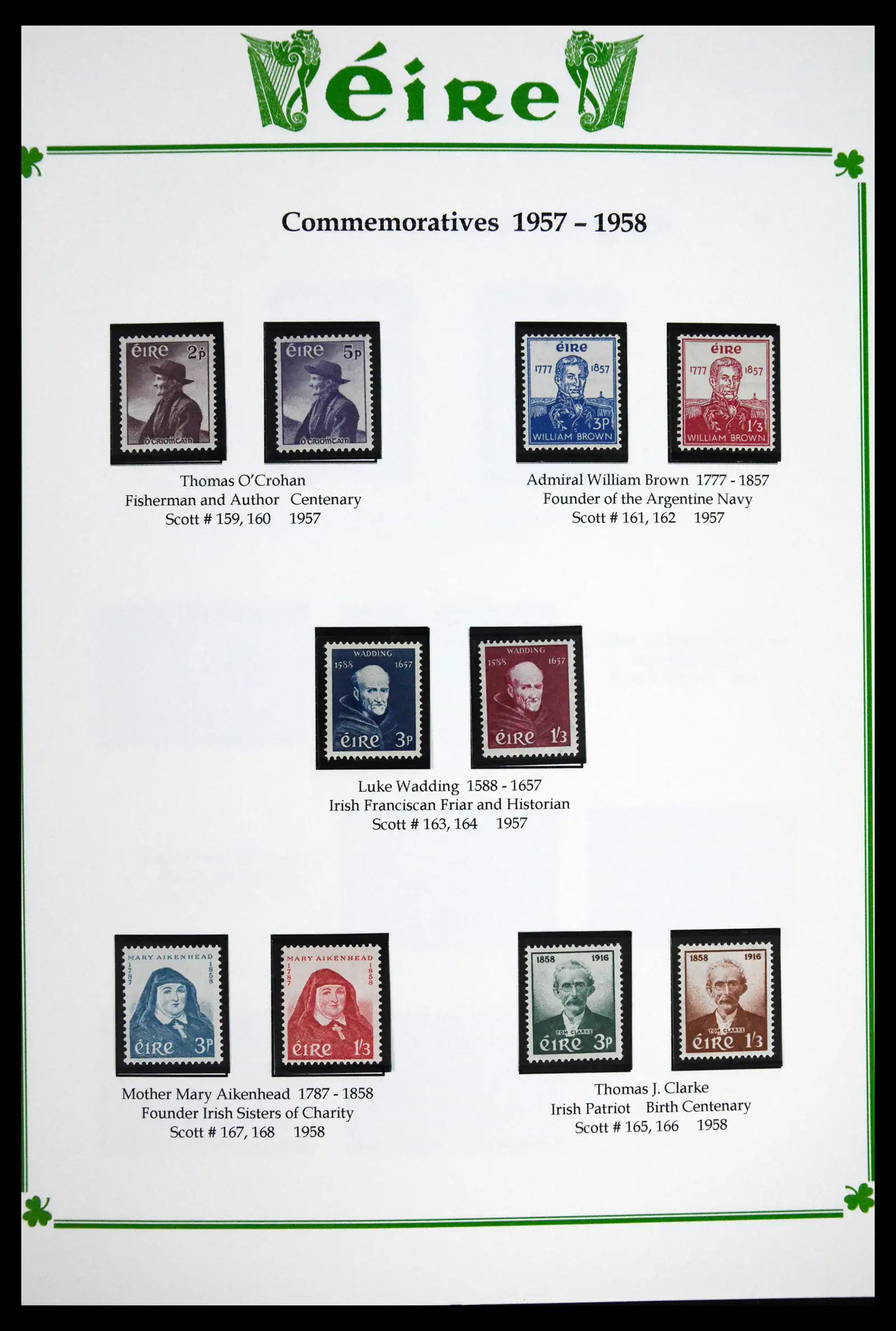 41843 0032 - Postzegelverzameling 41843 Ierland 1922-1980.