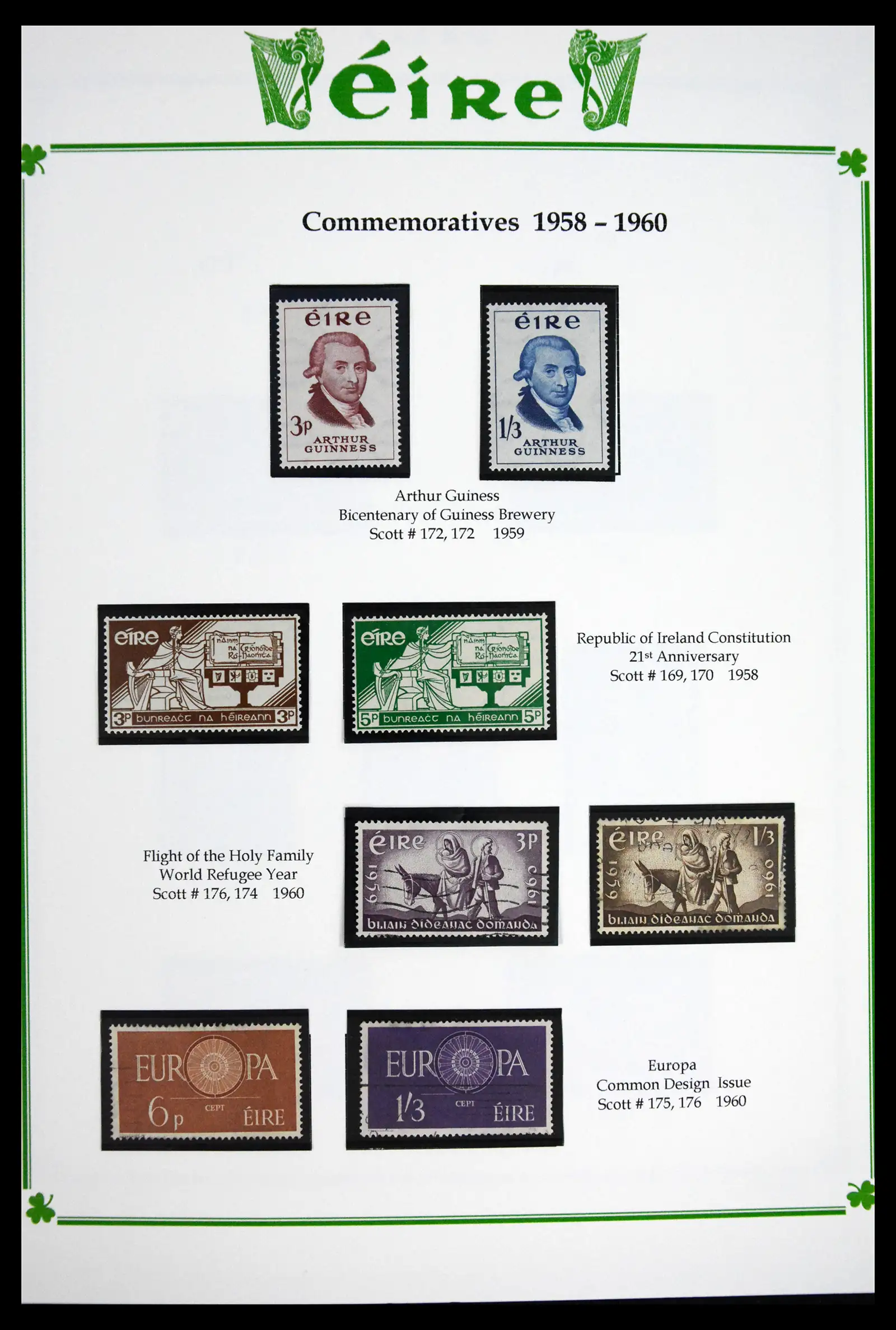 41843 0033 - Postzegelverzameling 41843 Ierland 1922-1980.