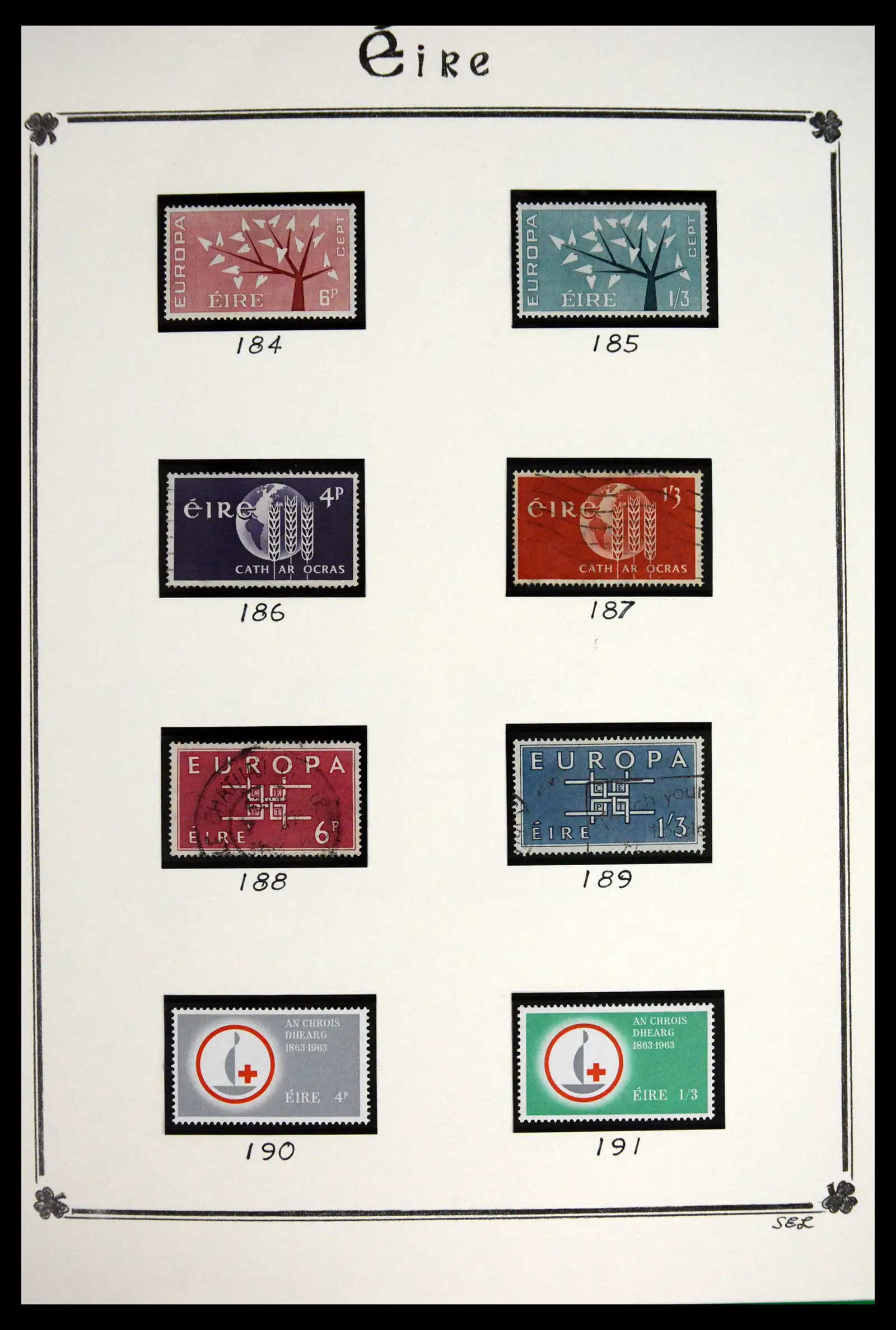 41843 0035 - Postzegelverzameling 41843 Ierland 1922-1980.