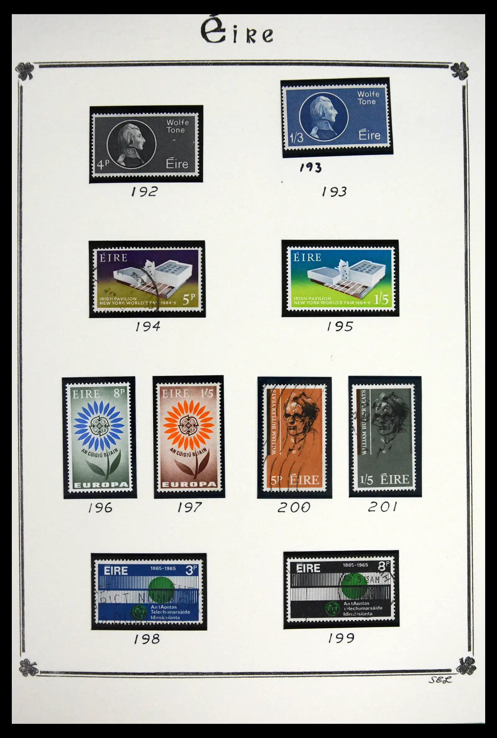 41843 0036 - Postzegelverzameling 41843 Ierland 1922-1980.