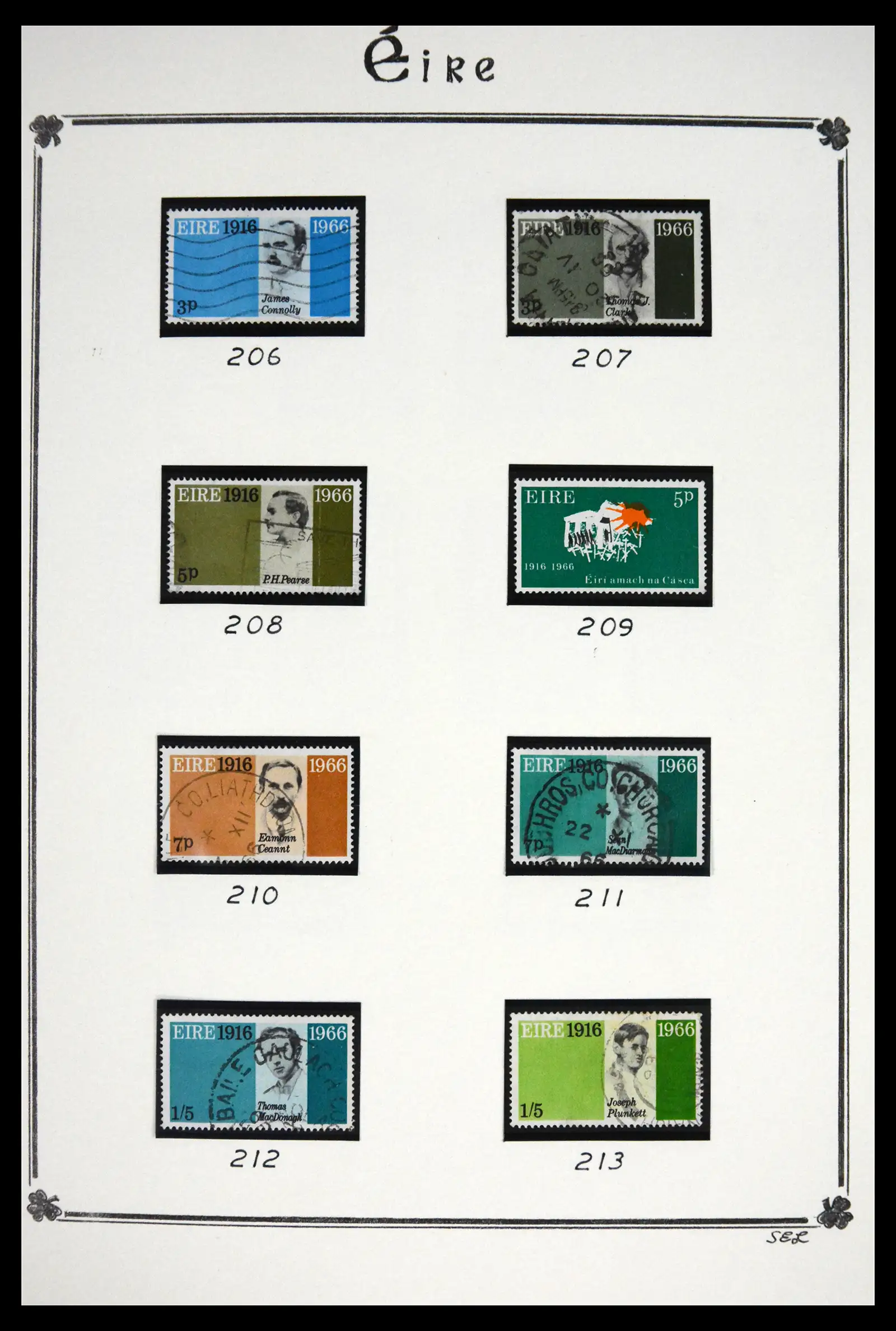 41843 0038 - Postzegelverzameling 41843 Ierland 1922-1980.