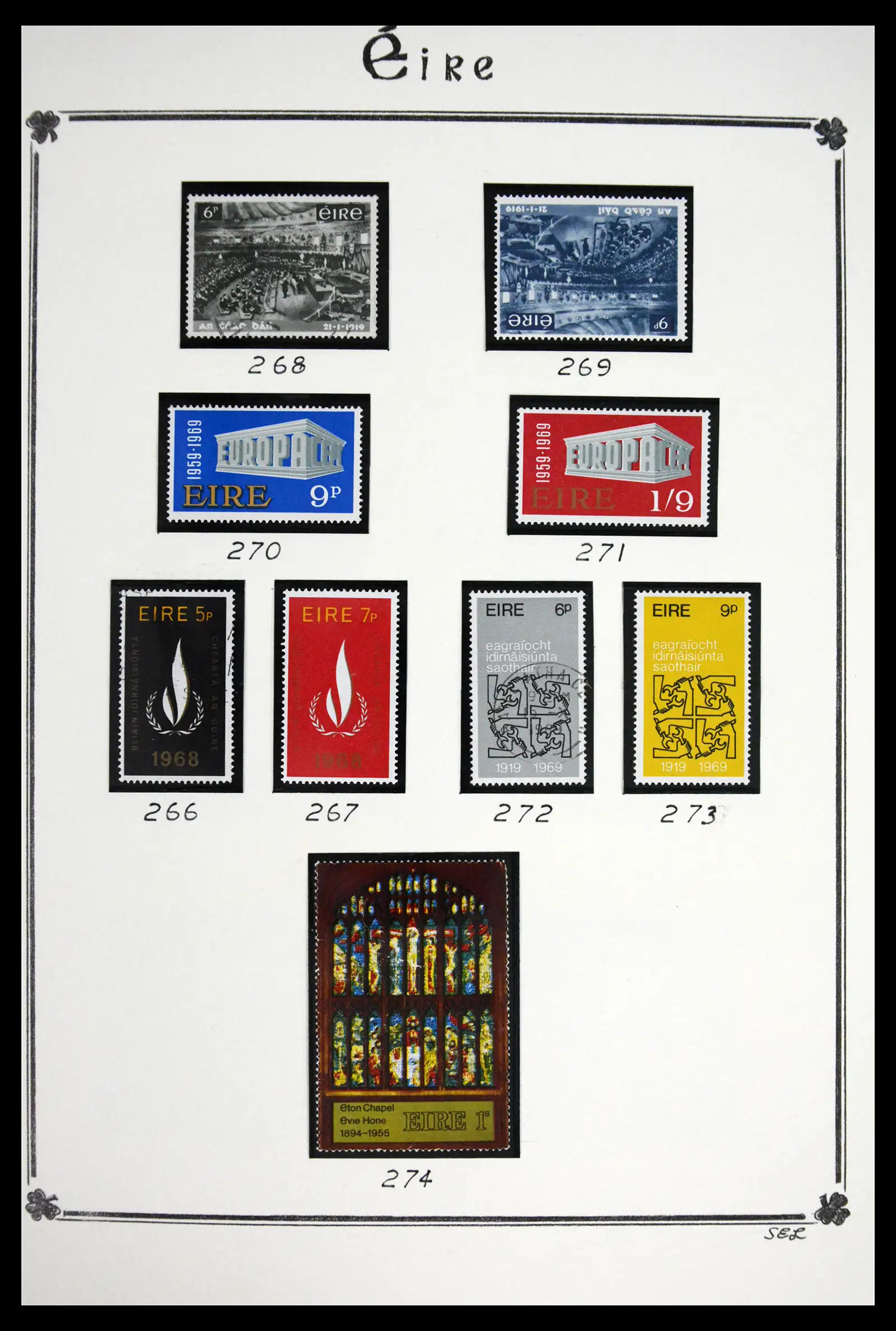 41843 0041 - Postzegelverzameling 41843 Ierland 1922-1980.