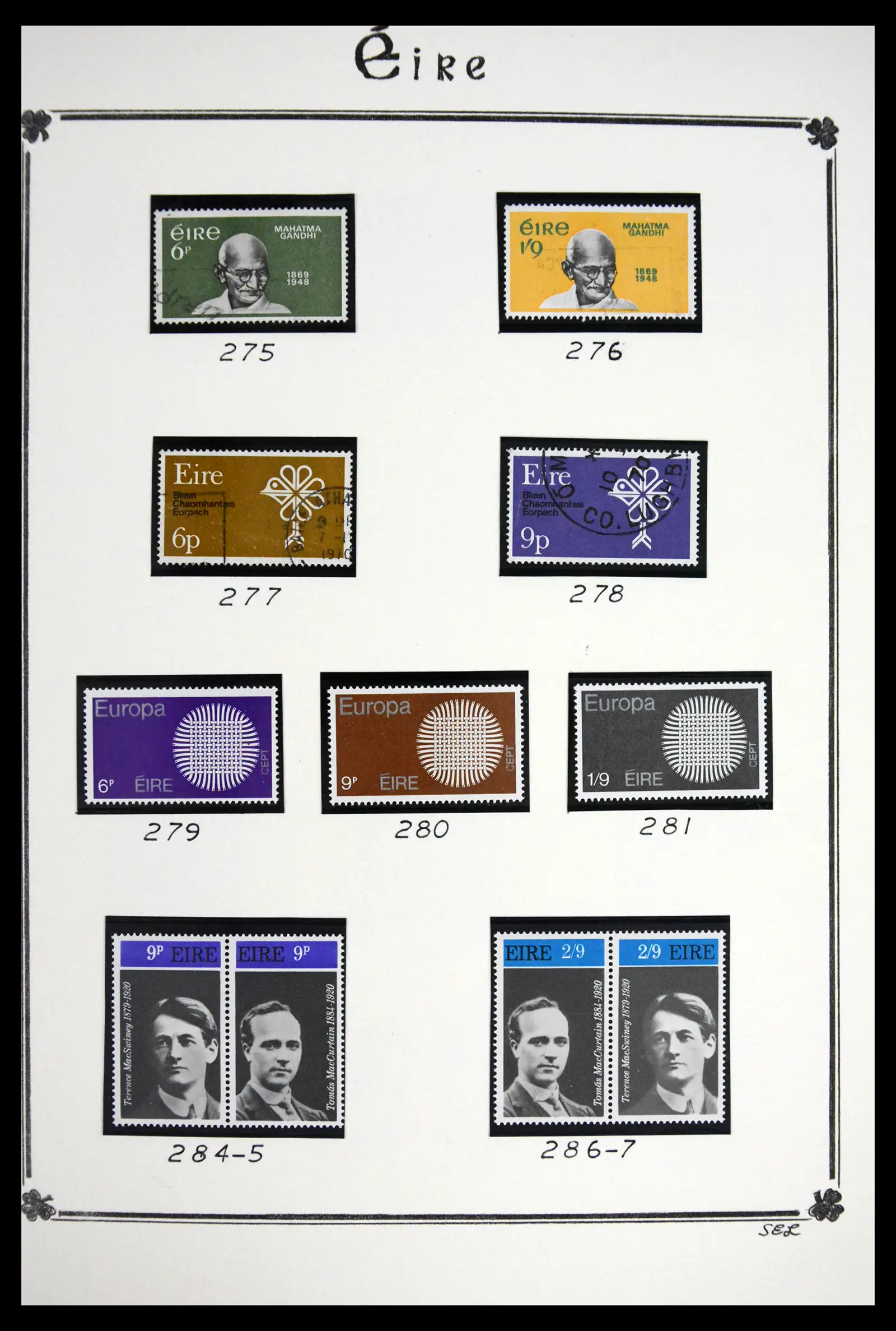 41843 0042 - Postzegelverzameling 41843 Ierland 1922-1980.