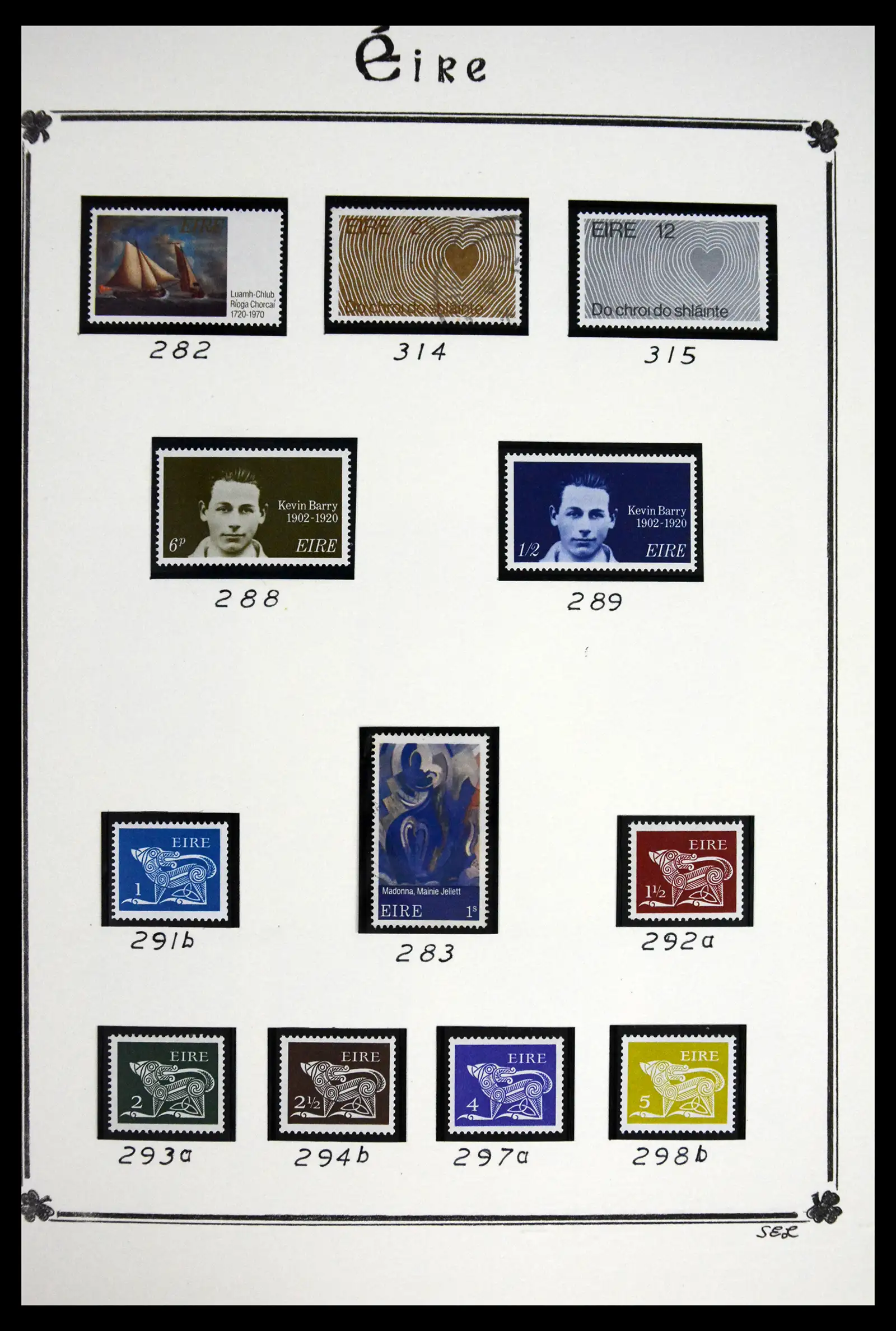 41843 0043 - Postzegelverzameling 41843 Ierland 1922-1980.