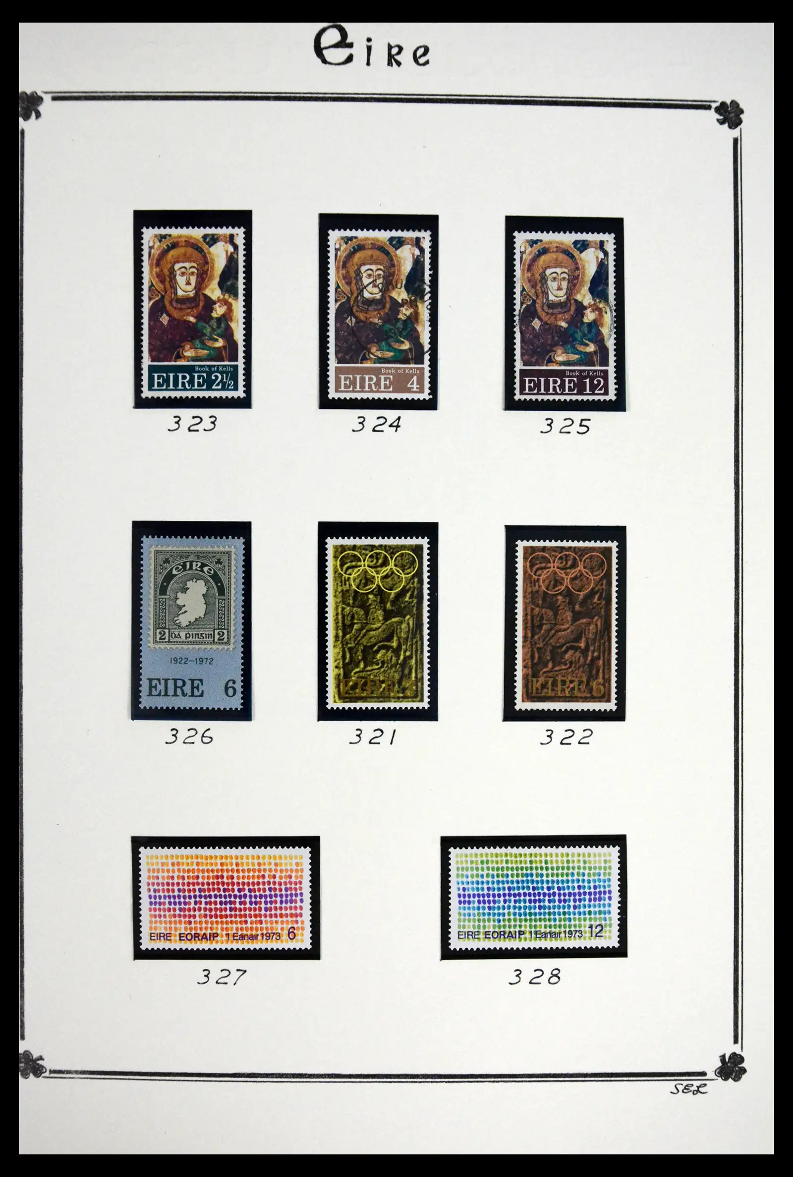 41843 0046 - Postzegelverzameling 41843 Ierland 1922-1980.